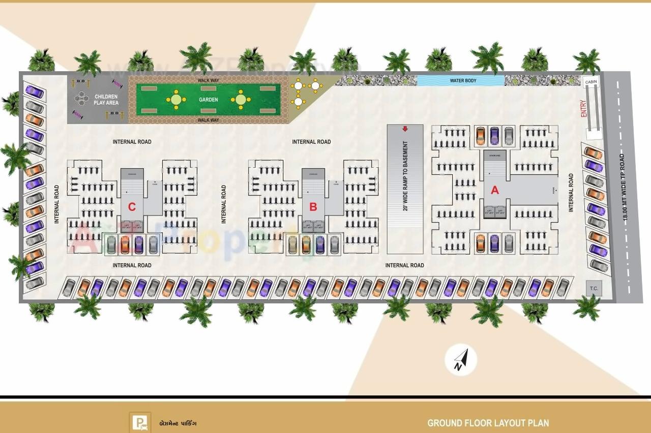  of real estate project Suvarn Palace located at Ved, Surat, Gujarat