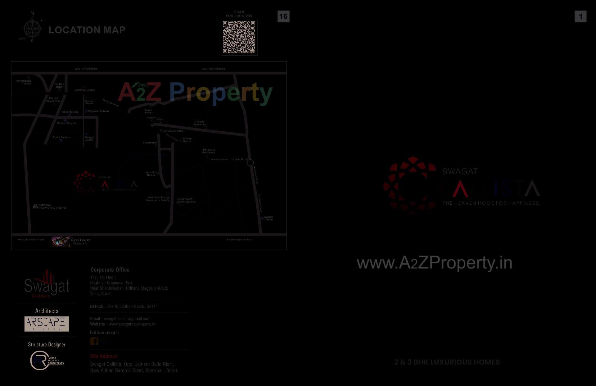  of real estate project Swagat Callista located at Bamroli, Surat, Gujarat