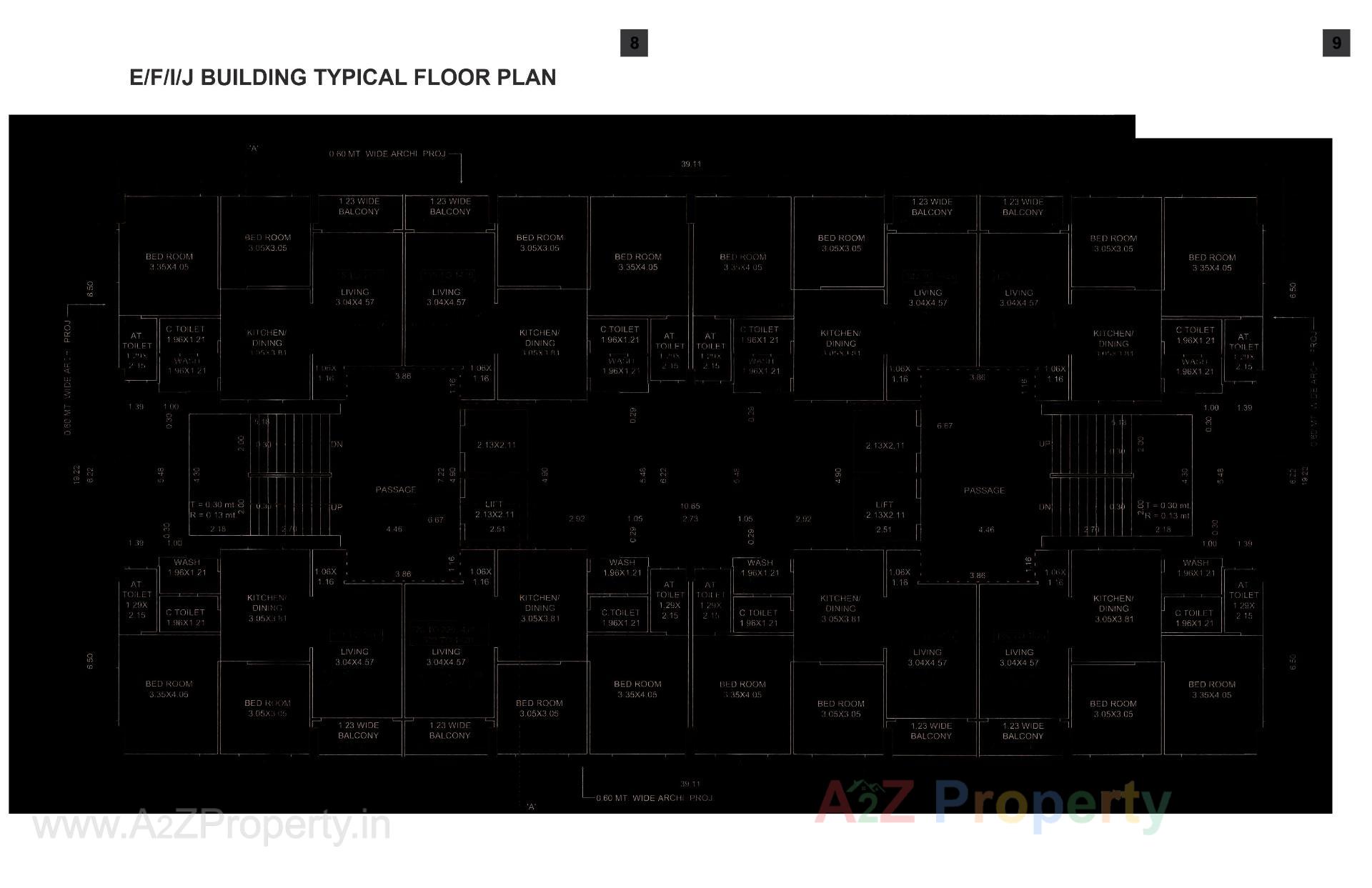 Layout of real estate project Swagat Callista located at Bamroli, Surat, Gujarat
