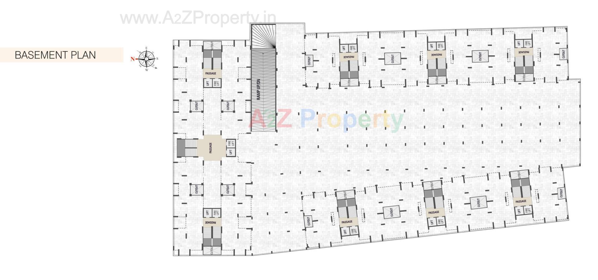 Layout of real estate project Swagat Homes located at Vadod, Surat, Gujarat