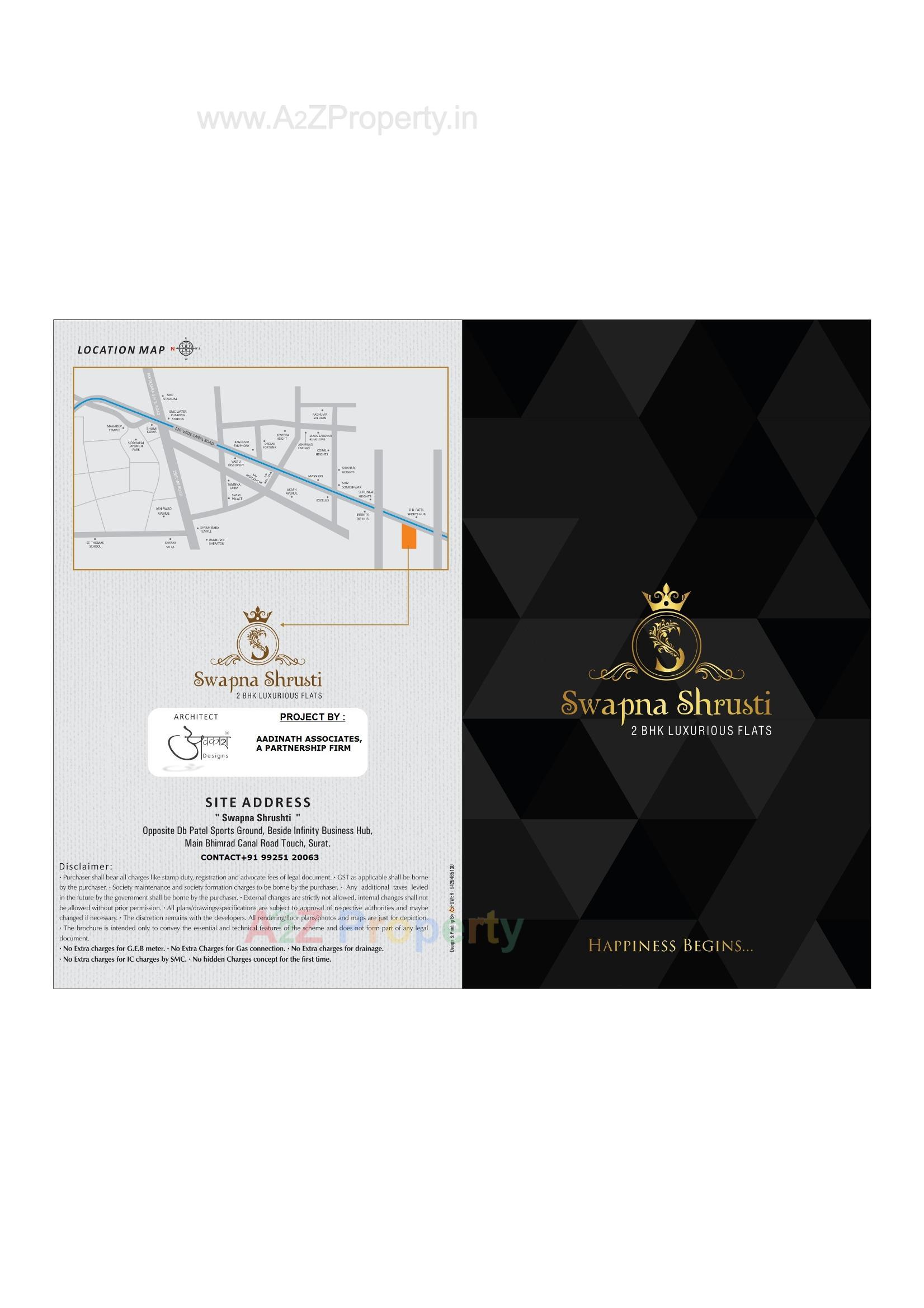  of real estate project Swapna Shrusti located at Bhimrad, Surat, Gujarat