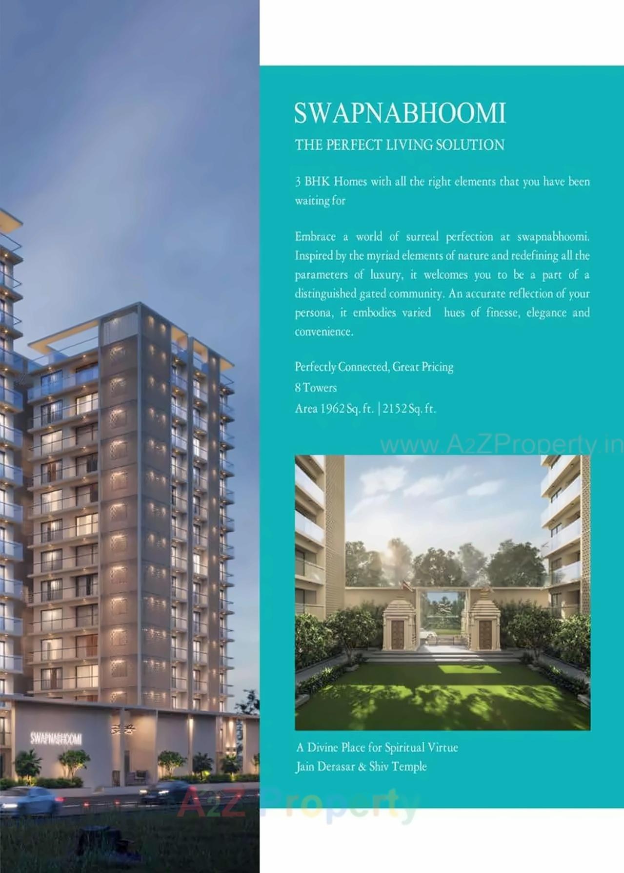 3D Elevation of real estate project Swapnabhoomi located at Abhava, Surat, Gujarat