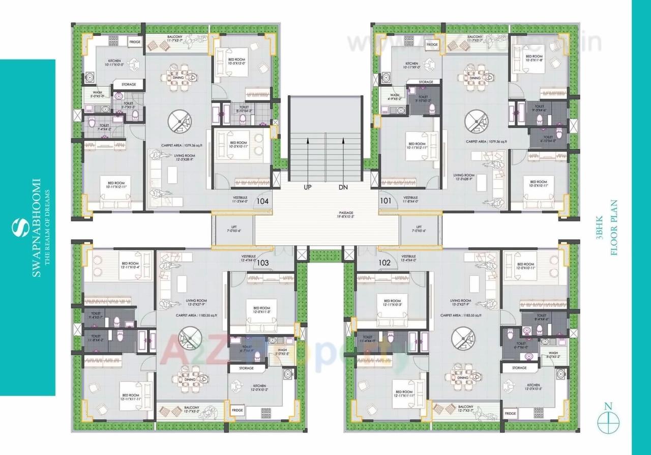 Layout of real estate project Swapnabhoomi located at Abhava, Surat, Gujarat