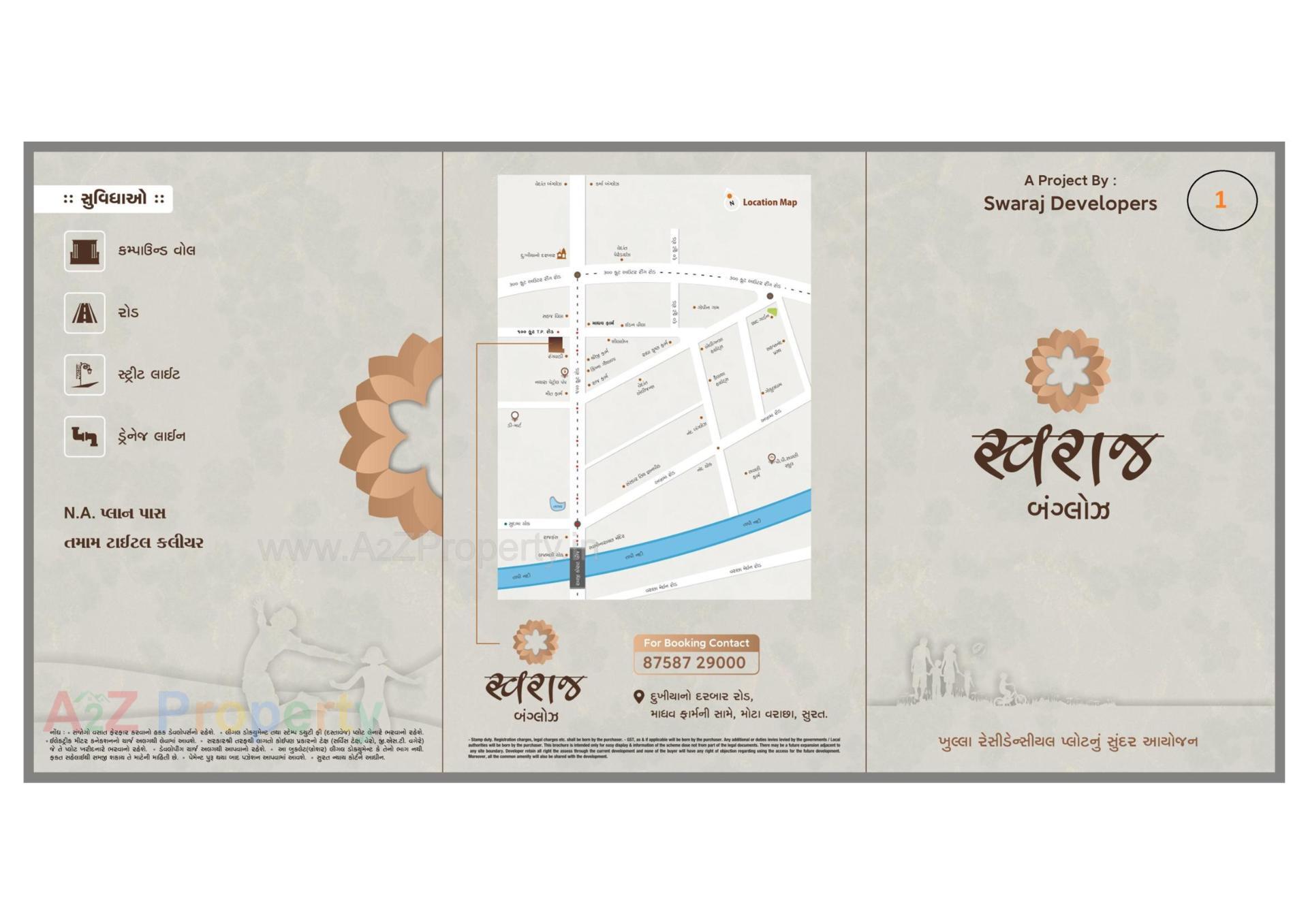  of real estate project Swaraj Bungalows located at Mo, Surat, Gujarat