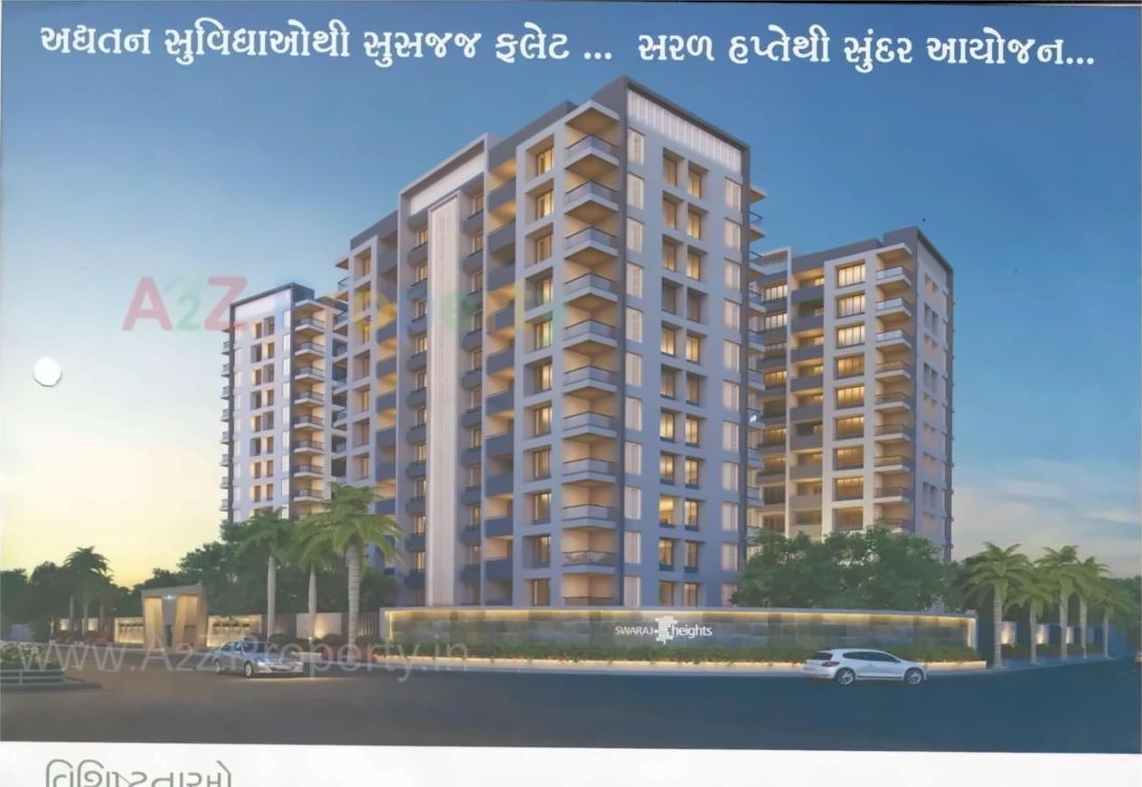 3D Elevation of real estate project Swaraj Heights located at Dabholi, Surat, Gujarat