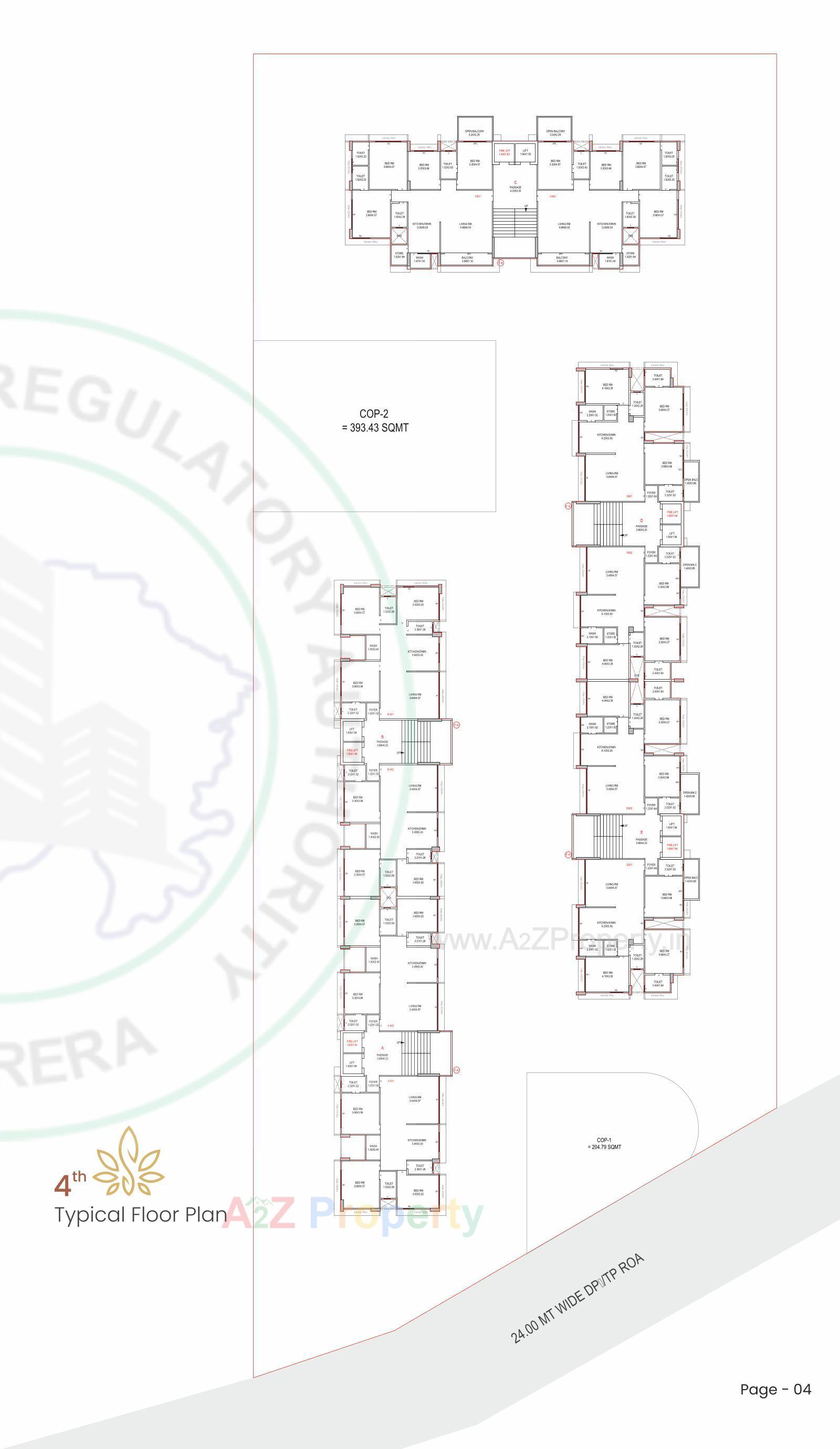 Layout of real estate project Swarg located at Pal, Surat, Gujarat