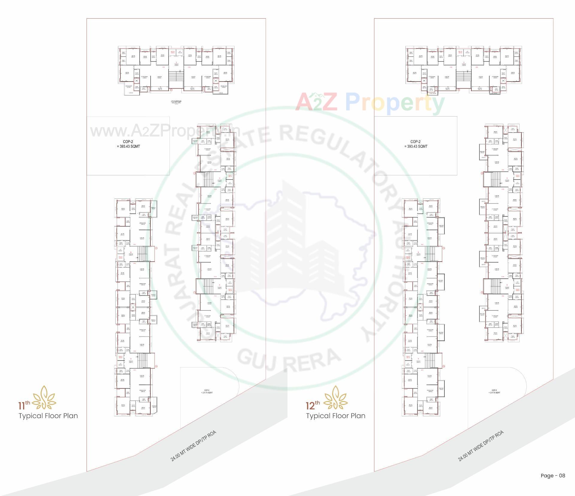 Layout of real estate project Swarg located at Pal, Surat, Gujarat
