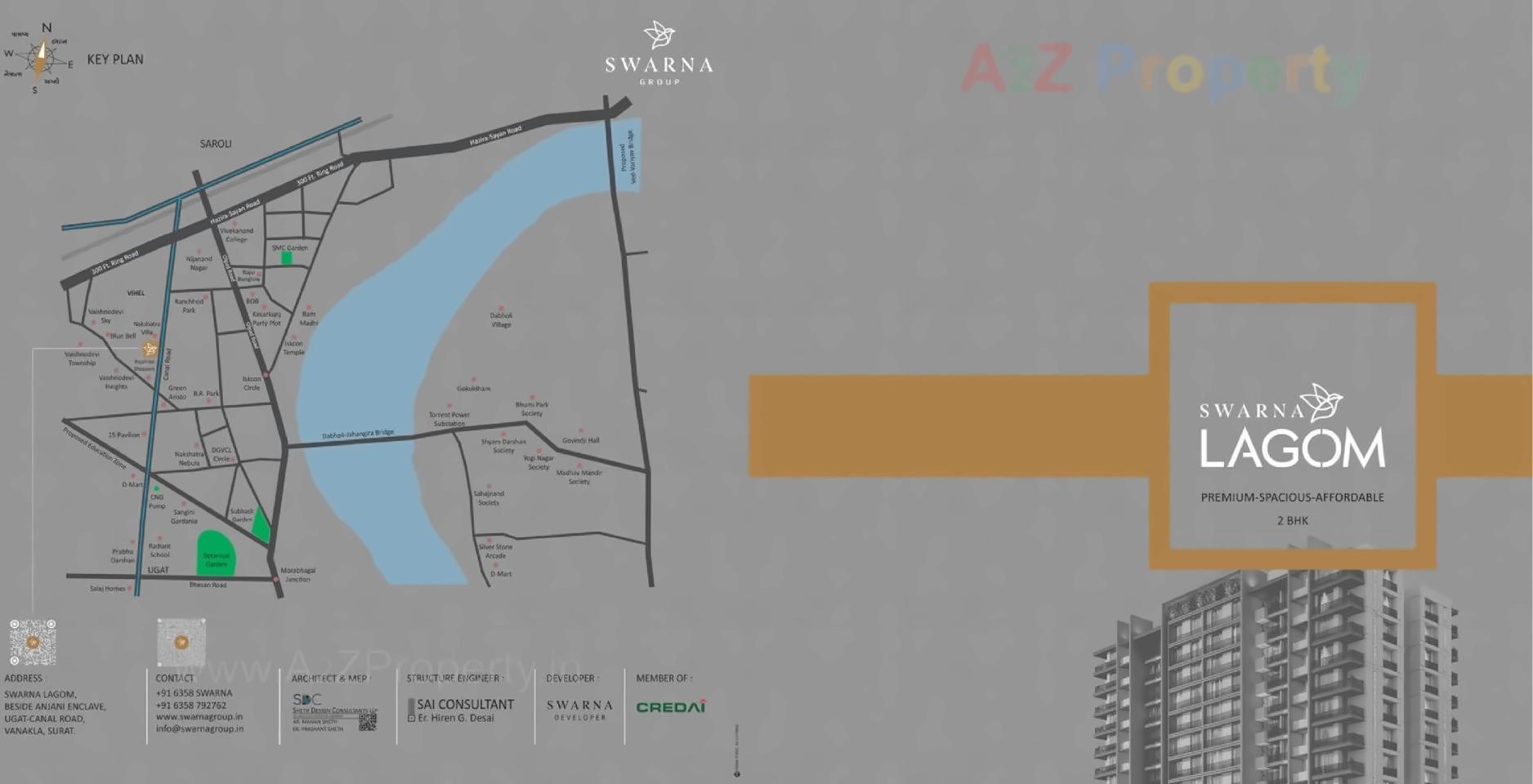  of real estate project Swarna Lagom located at Surat, Surat, Gujarat