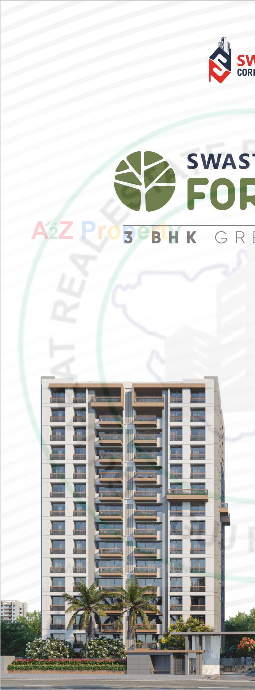 3D Elevation of real estate project Swastik Forestaa located at Bhatha, Surat, Gujarat