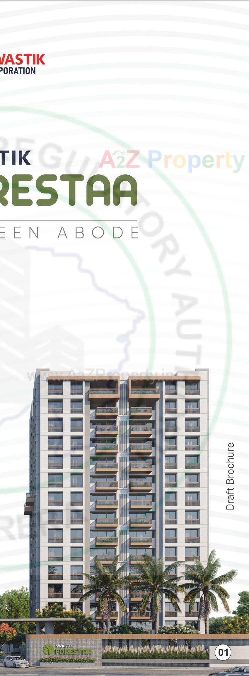 3D Elevation of real estate project Swastik Forestaa located at Bhatha, Surat, Gujarat