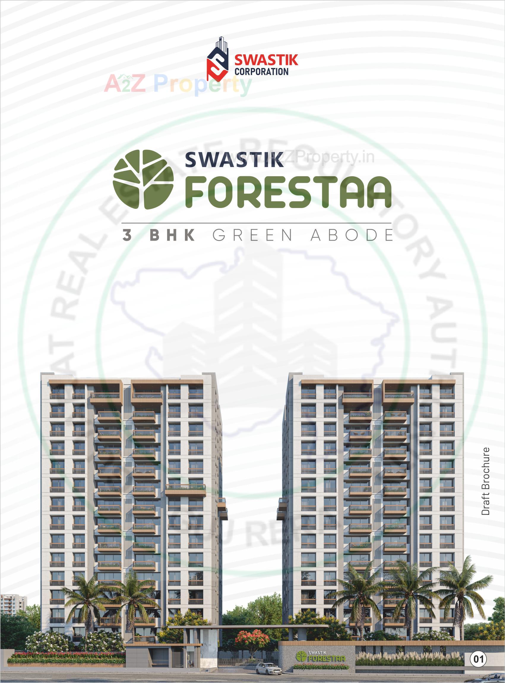 3D Elevation of real estate project Swastik Forestaa located at Bhatha, Surat, Gujarat
