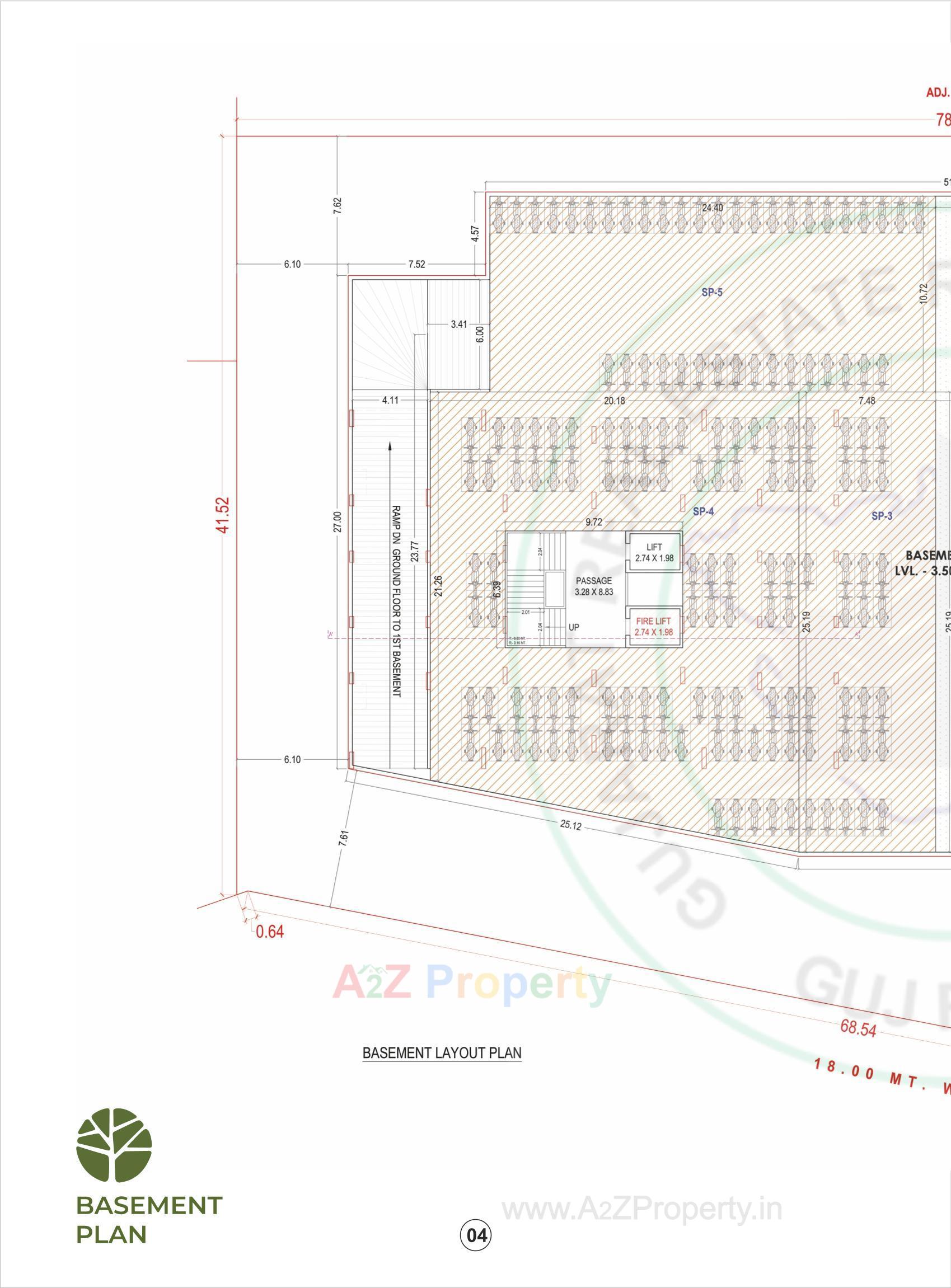 Layout of real estate project Swastik Forestaa located at Bhatha, Surat, Gujarat