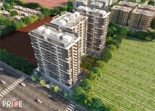 Elevation of real estate project Swastik Pride located at Kosad, Surat, Gujarat