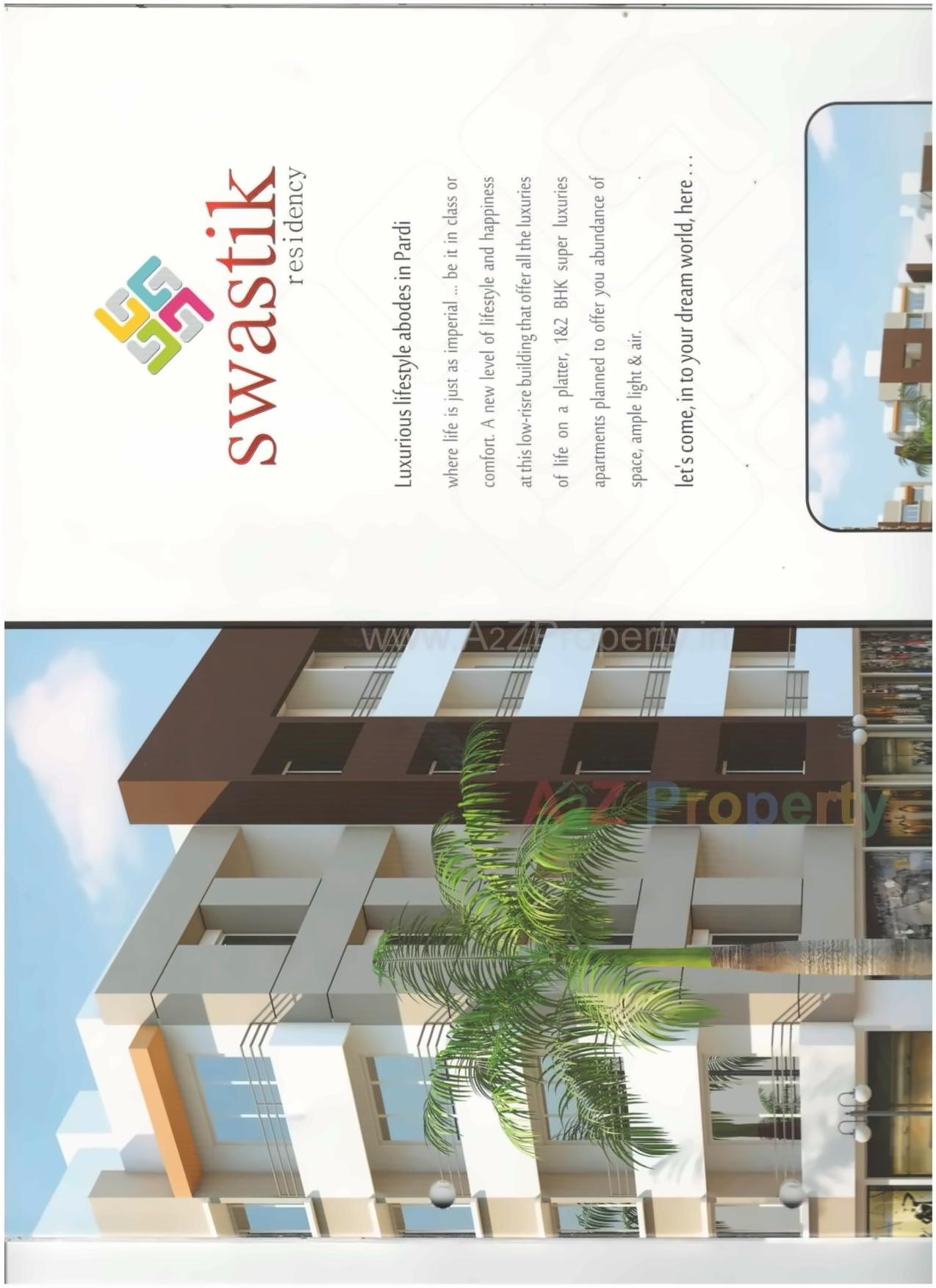 Layout of real estate project Swastik Residency located at Pardi, Surat, Gujarat