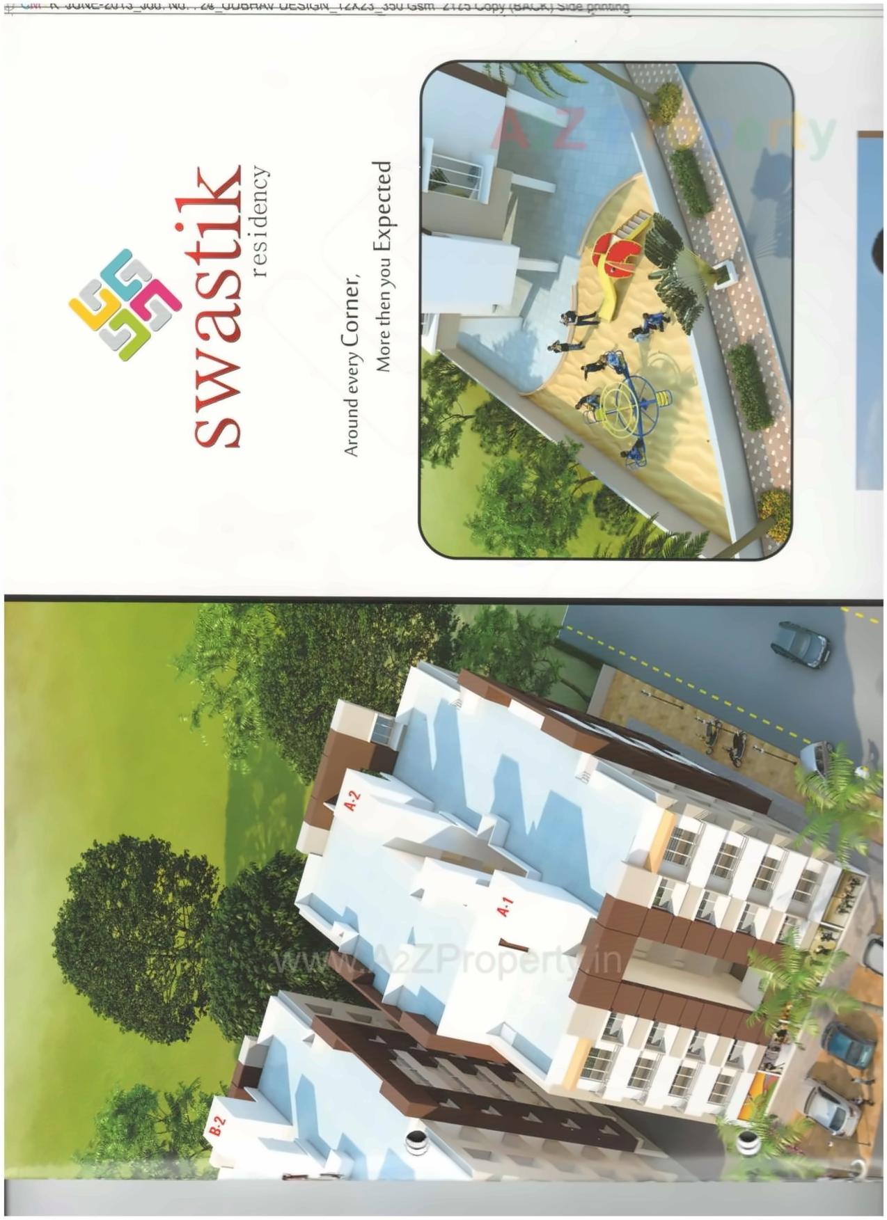 Layout of real estate project Swastik Residency located at Pardi, Surat, Gujarat