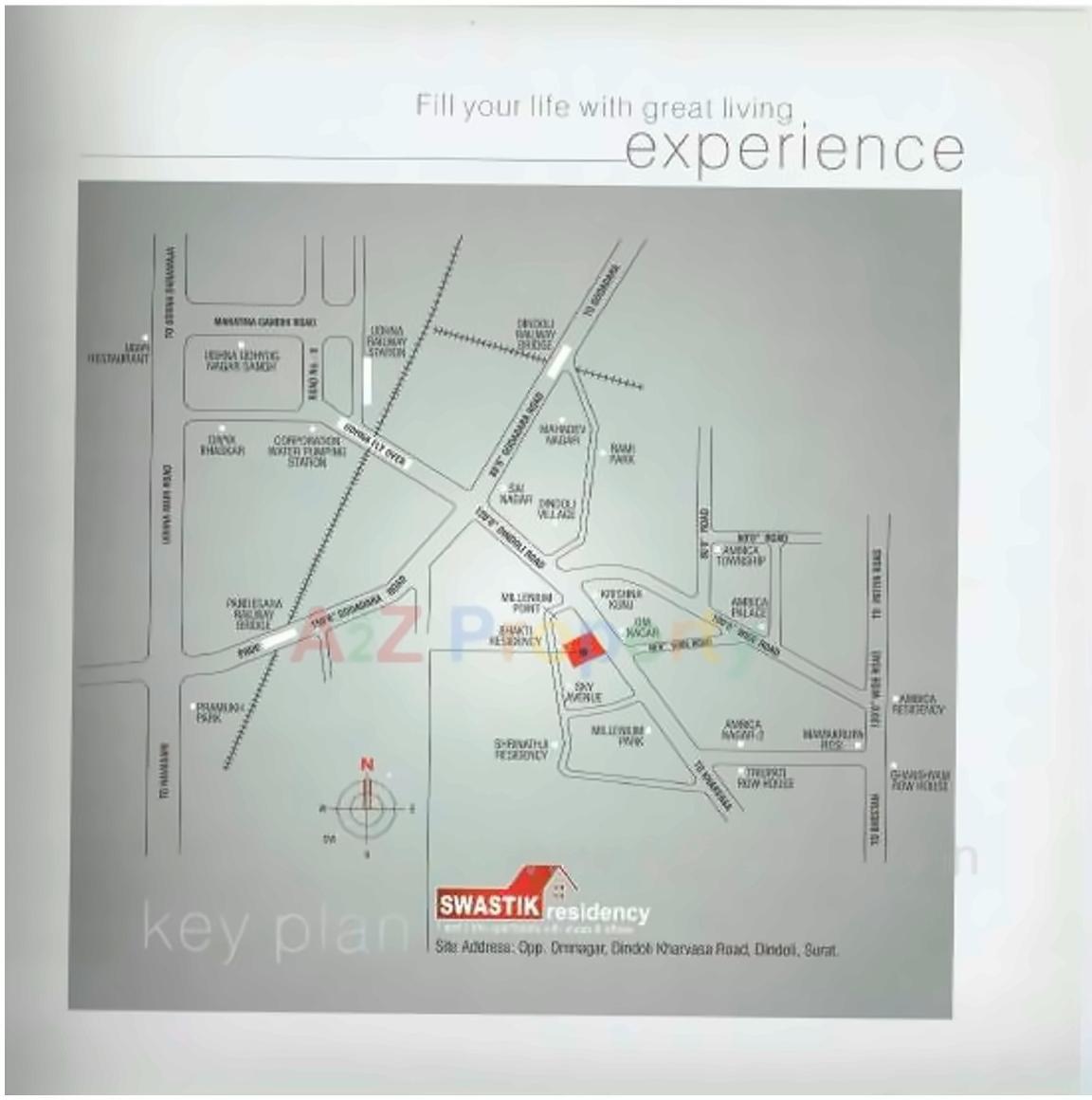  of real estate project Swastik Residency located at Dindoli, Surat, Gujarat