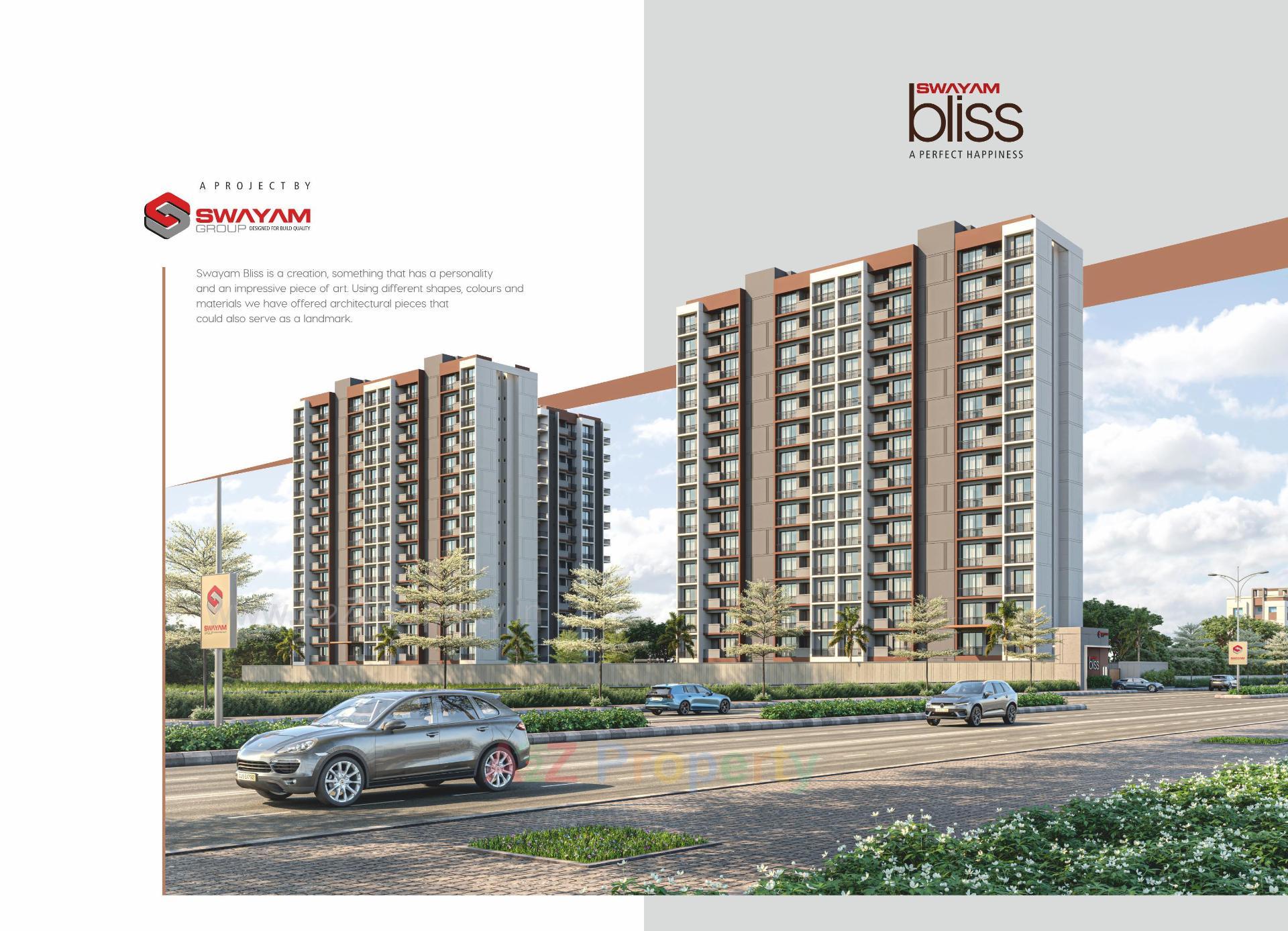 3D Elevation of real estate project Swayam Bliss located at Jahangirpura, Surat, Gujarat