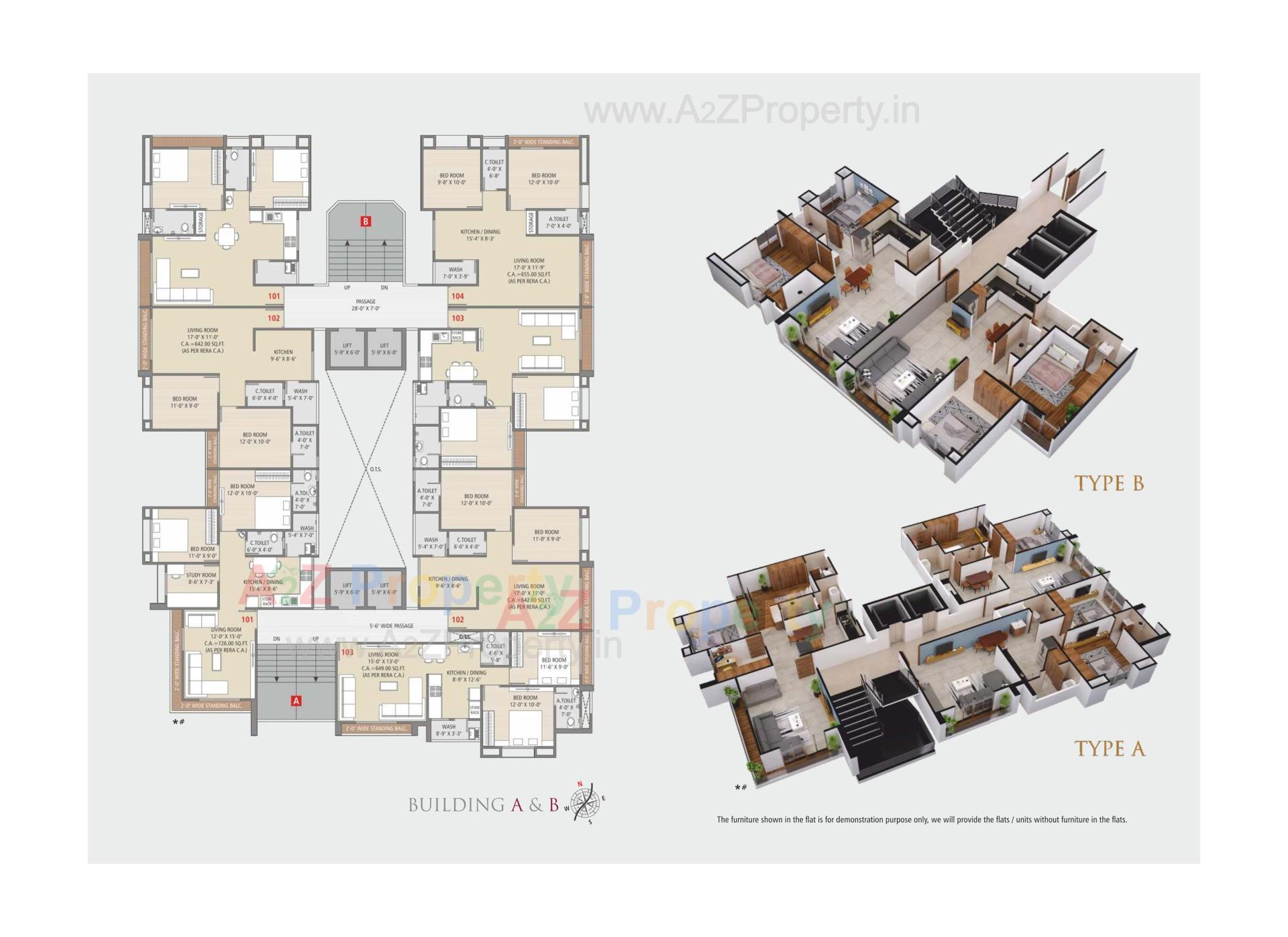 Layout of real estate project Swicons located at Jahangirabad, Surat, Gujarat