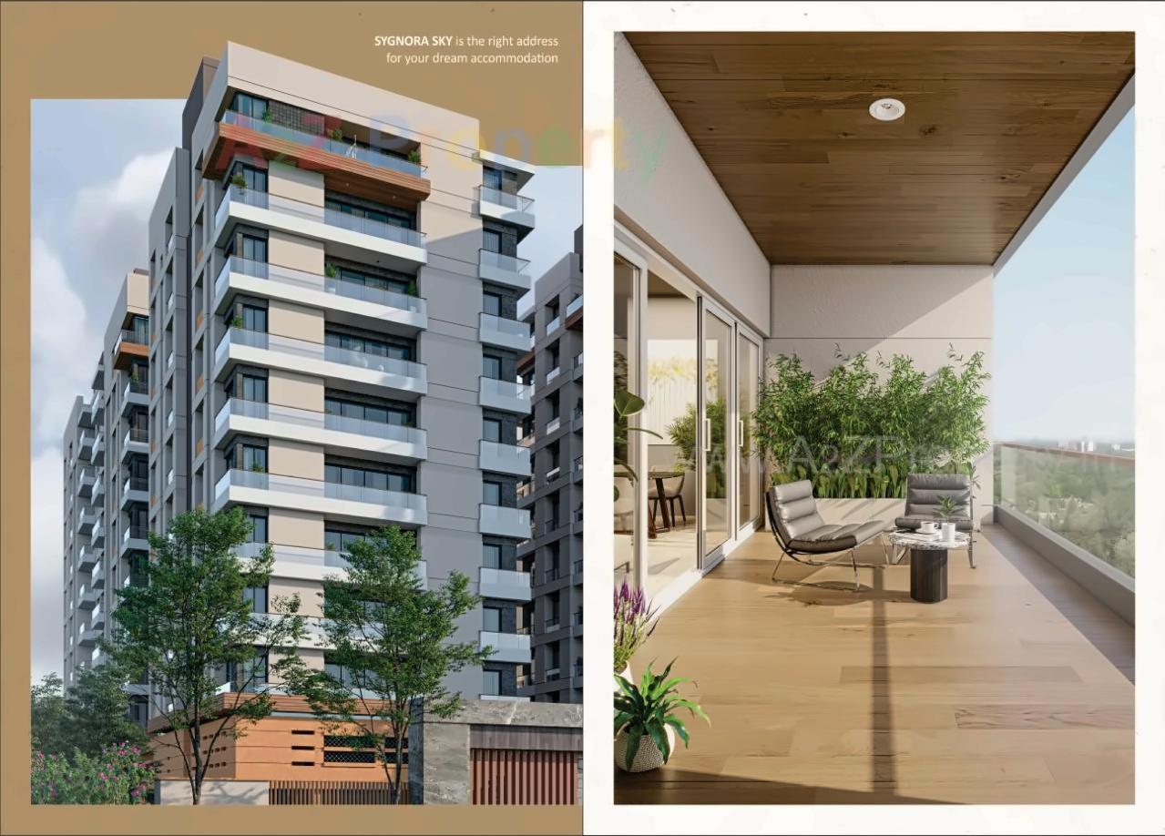 3D Elevation of real estate project Sygnora Sky located at Surat, Surat, Gujarat