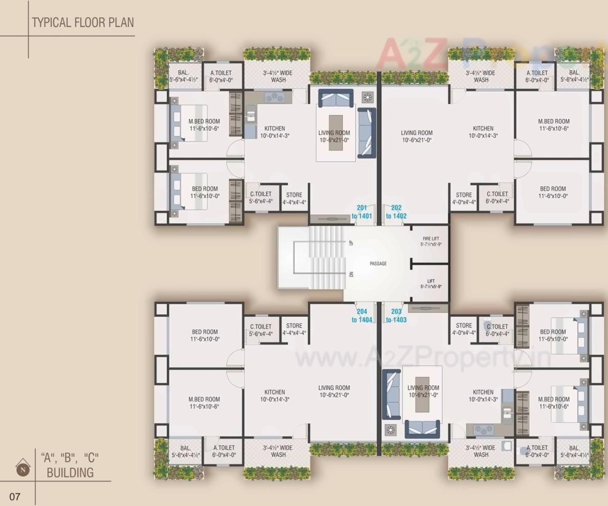 Layout of real estate project Tapi Enclave located at Surat, Surat, Gujarat