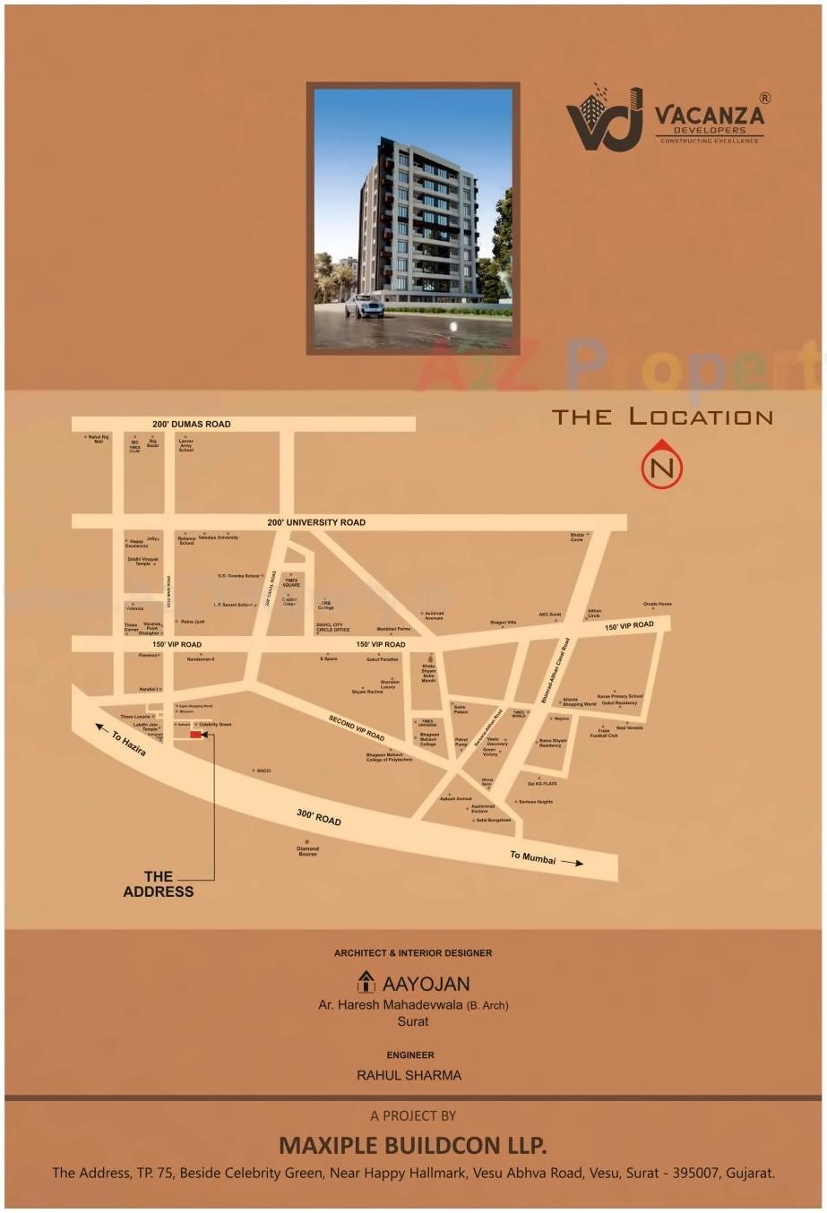  of real estate project The Address located at Surat, Surat, Gujarat