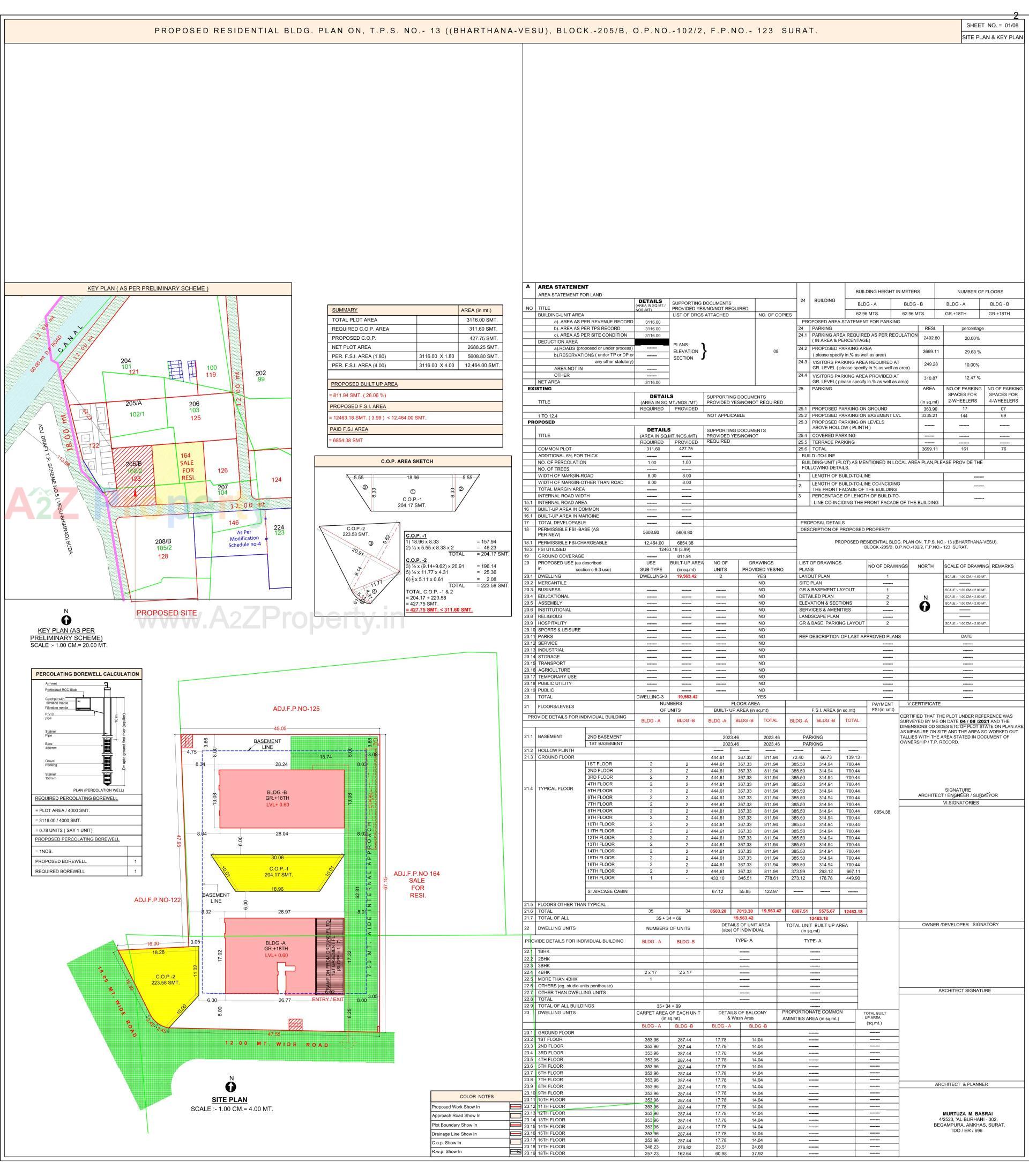 of real estate project The Atmosphere Serene located at Bharthana, Surat, Gujarat
