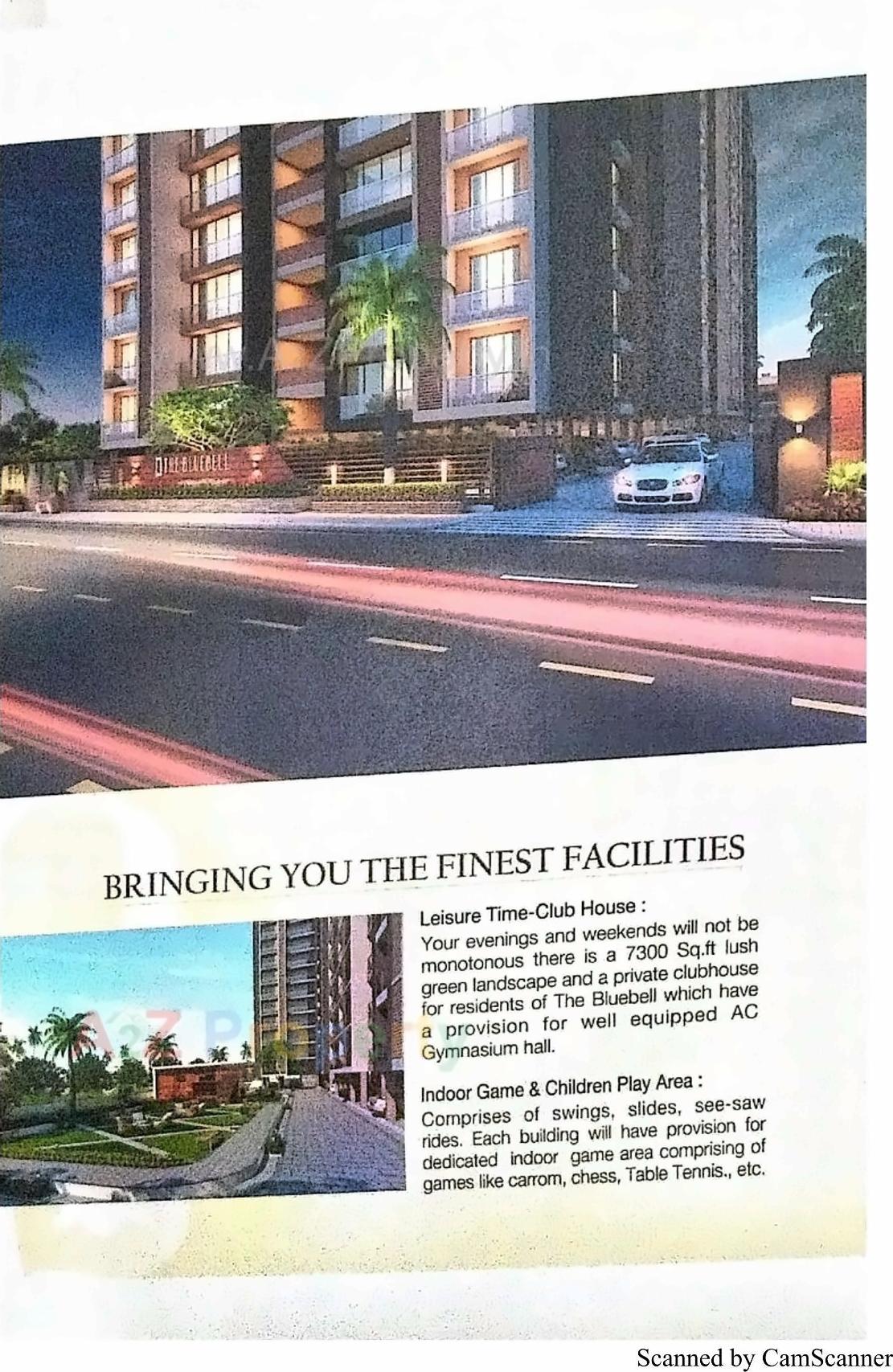 3D Elevation of real estate project The Bluebell located at Surat, Surat, Gujarat