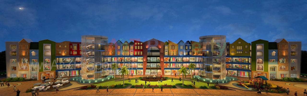 3D Elevation of real estate project The Boulevard located at Surat, Surat, Gujarat