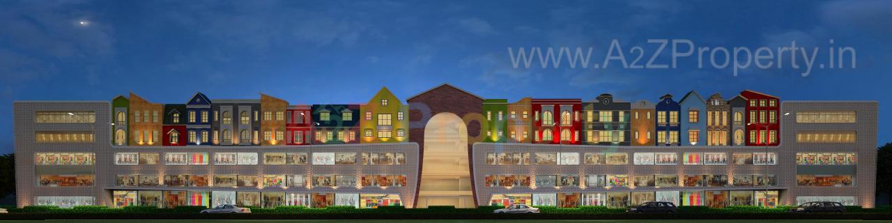 3D Elevation of real estate project The Boulevard located at Surat, Surat, Gujarat