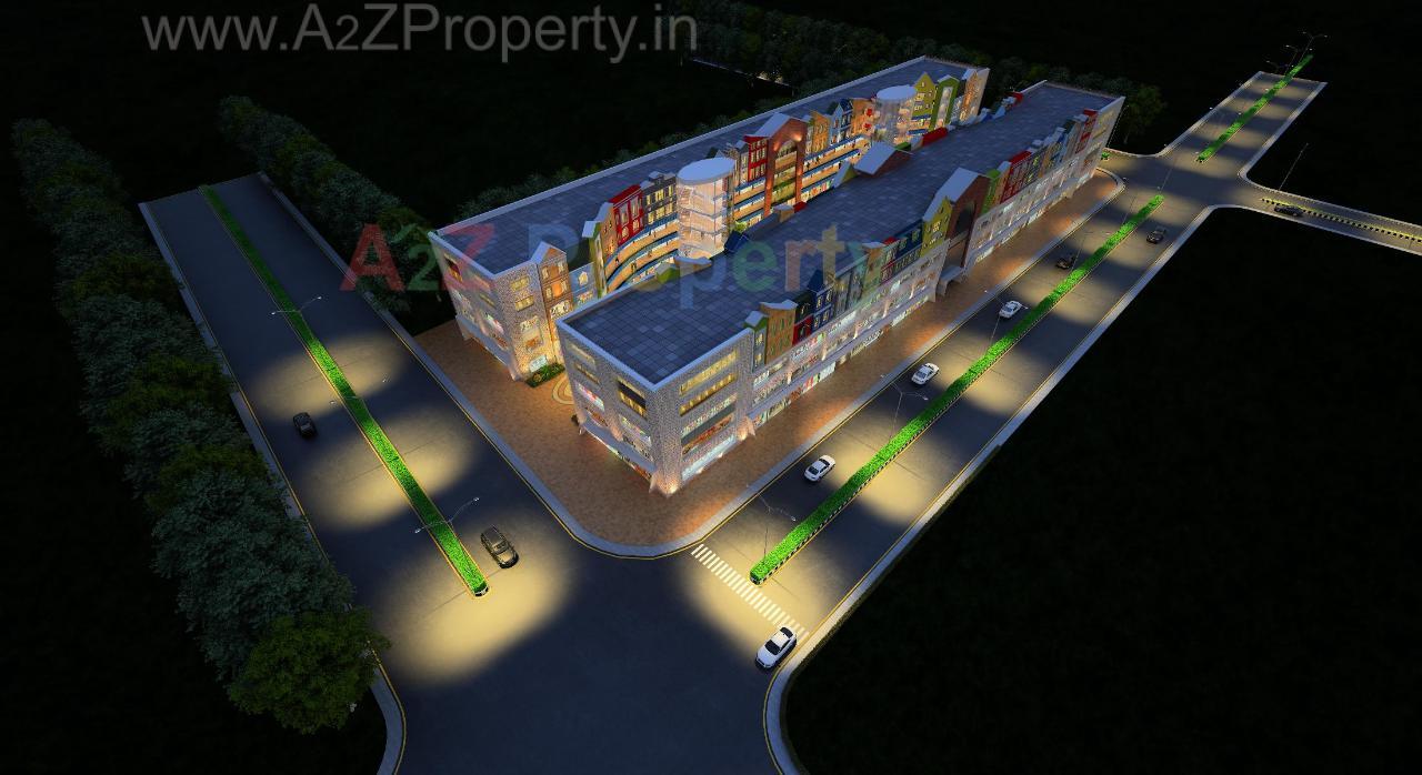 3D Elevation of real estate project The Boulevard located at Surat, Surat, Gujarat