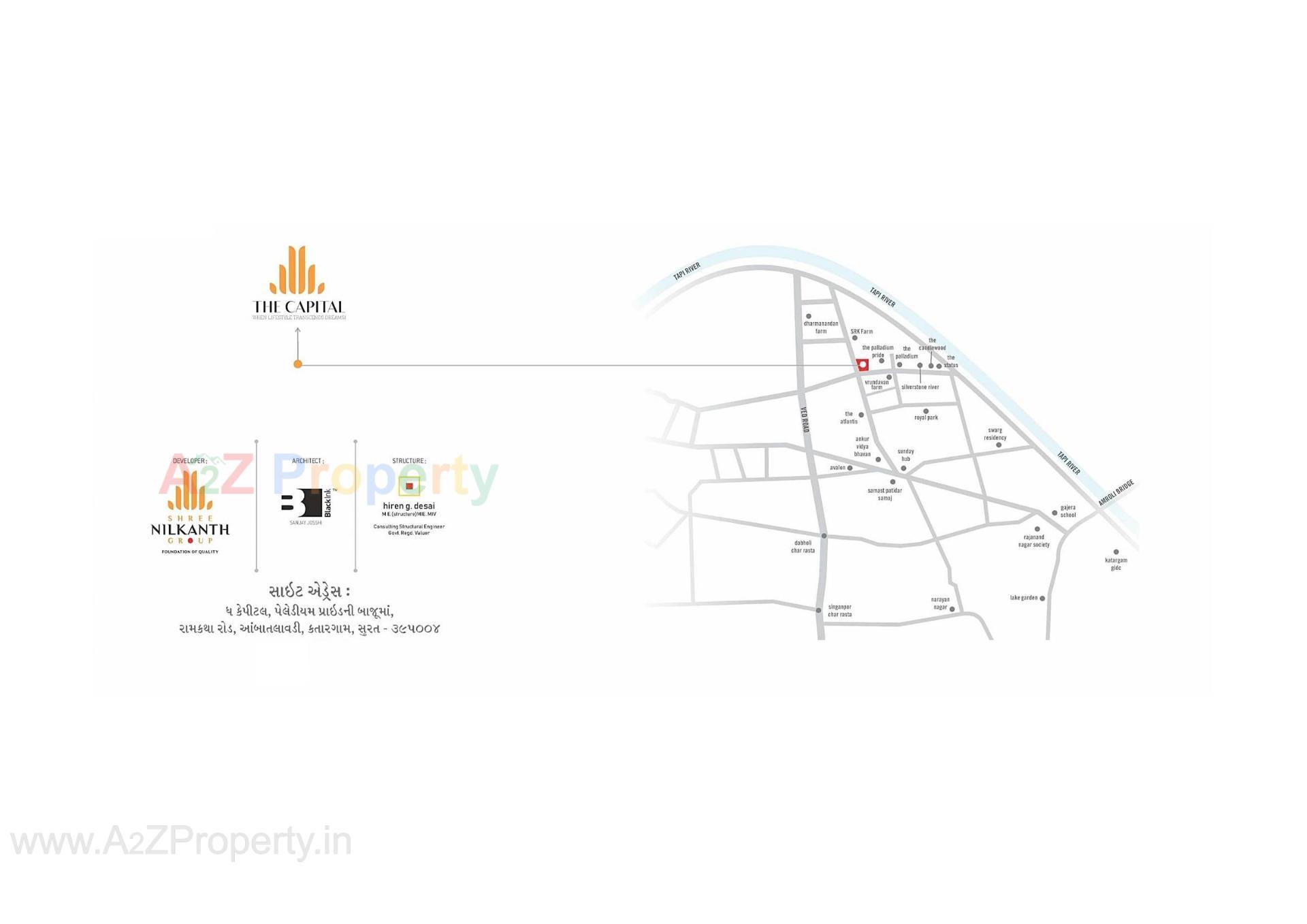  of real estate project The Capital located at Ved, Surat, Gujarat