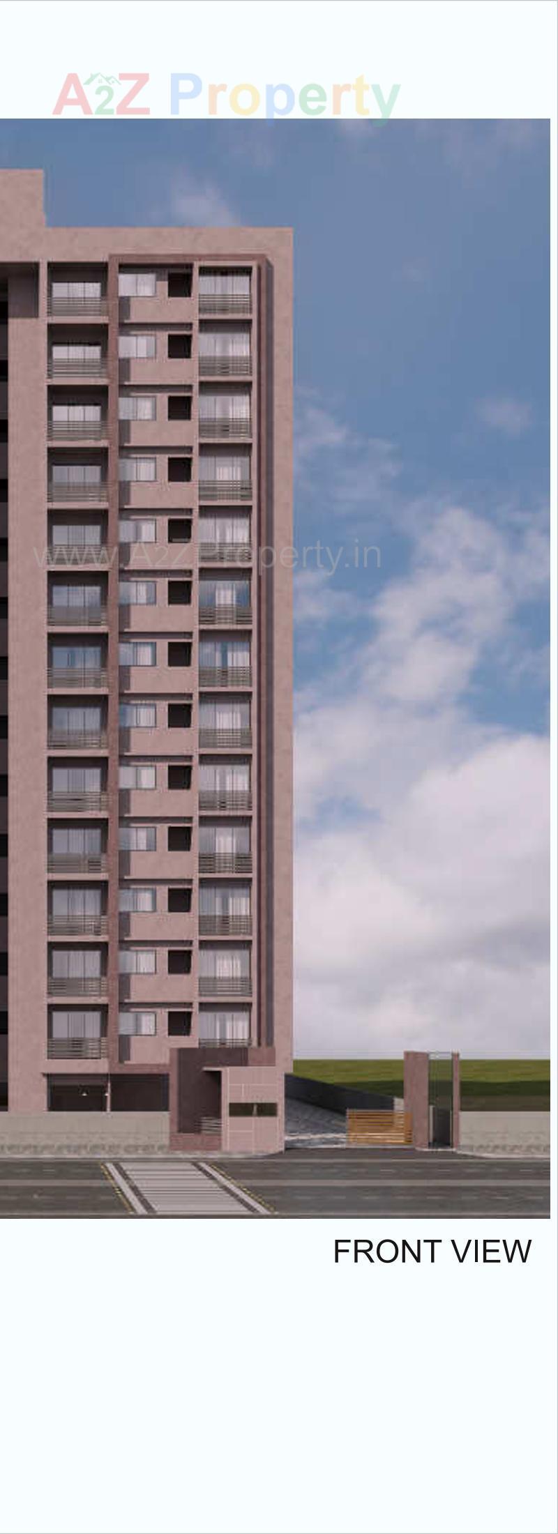 3D Elevation of real estate project The Capital located at Palanpor, Surat, Gujarat