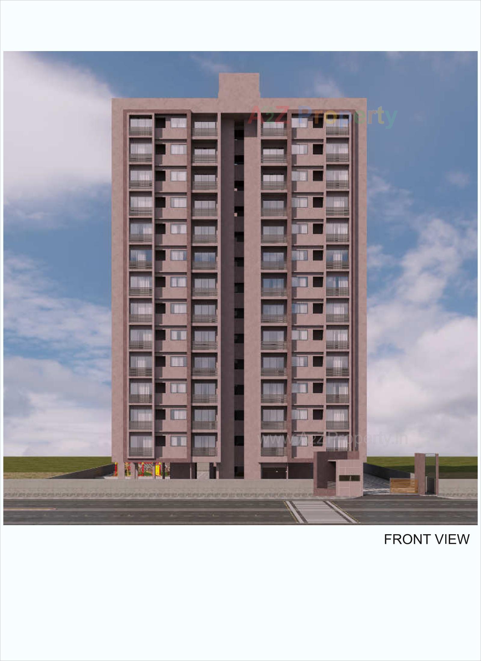 3D Elevation of real estate project The Capital located at Palanpor, Surat, Gujarat
