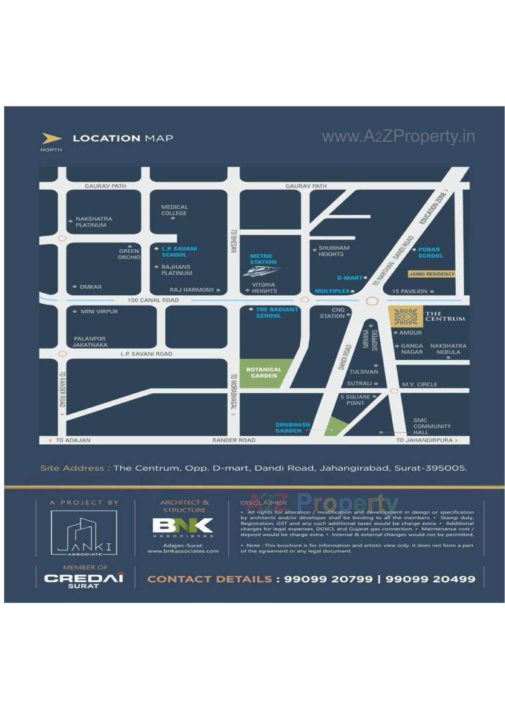  of real estate project The Centrum located at Jahangirabad, Surat, Gujarat