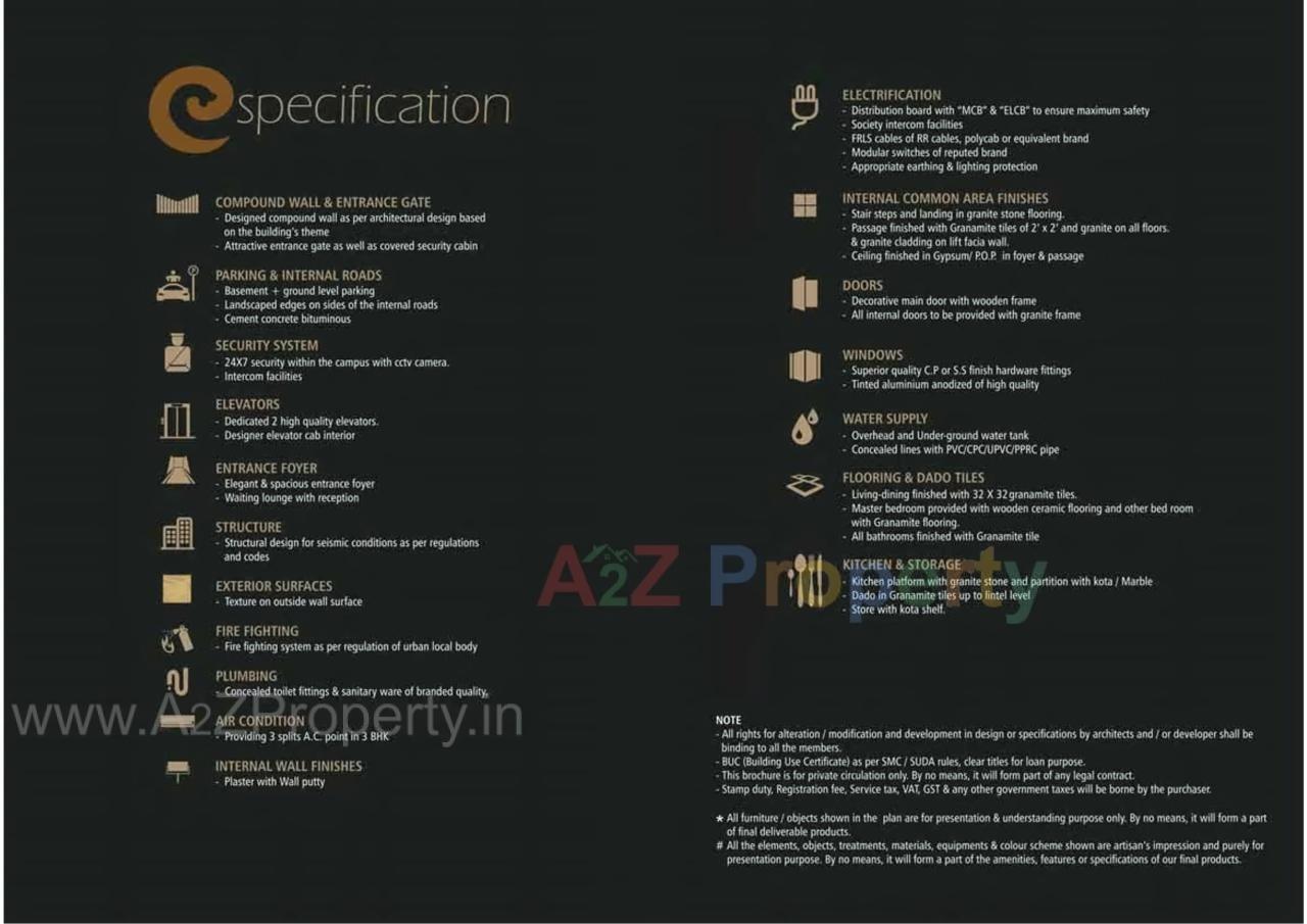  of real estate project The Elephanta Heights located at Dabholi, Surat, Gujarat