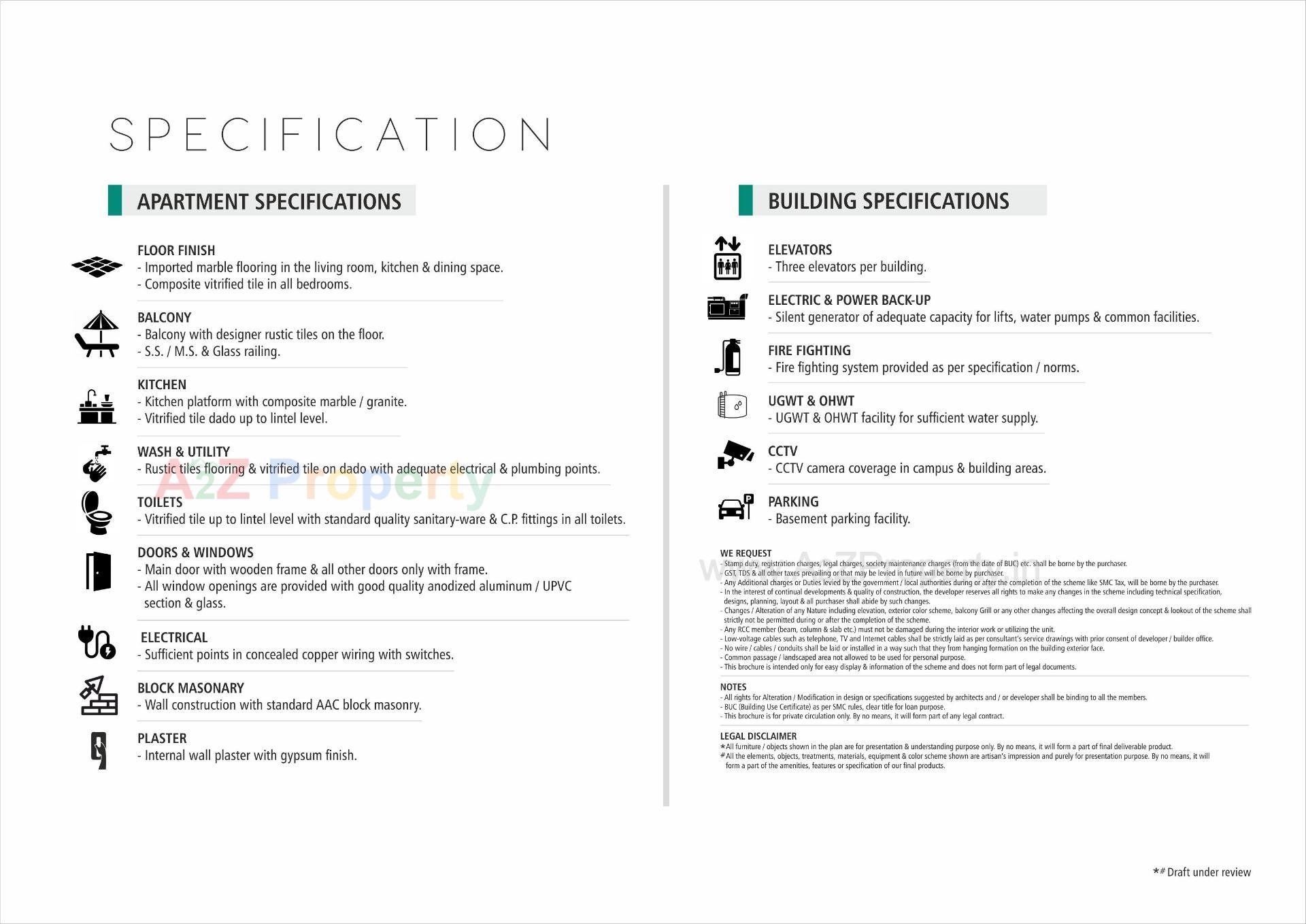  of real estate project The Emerald located at Vesu, Surat, Gujarat