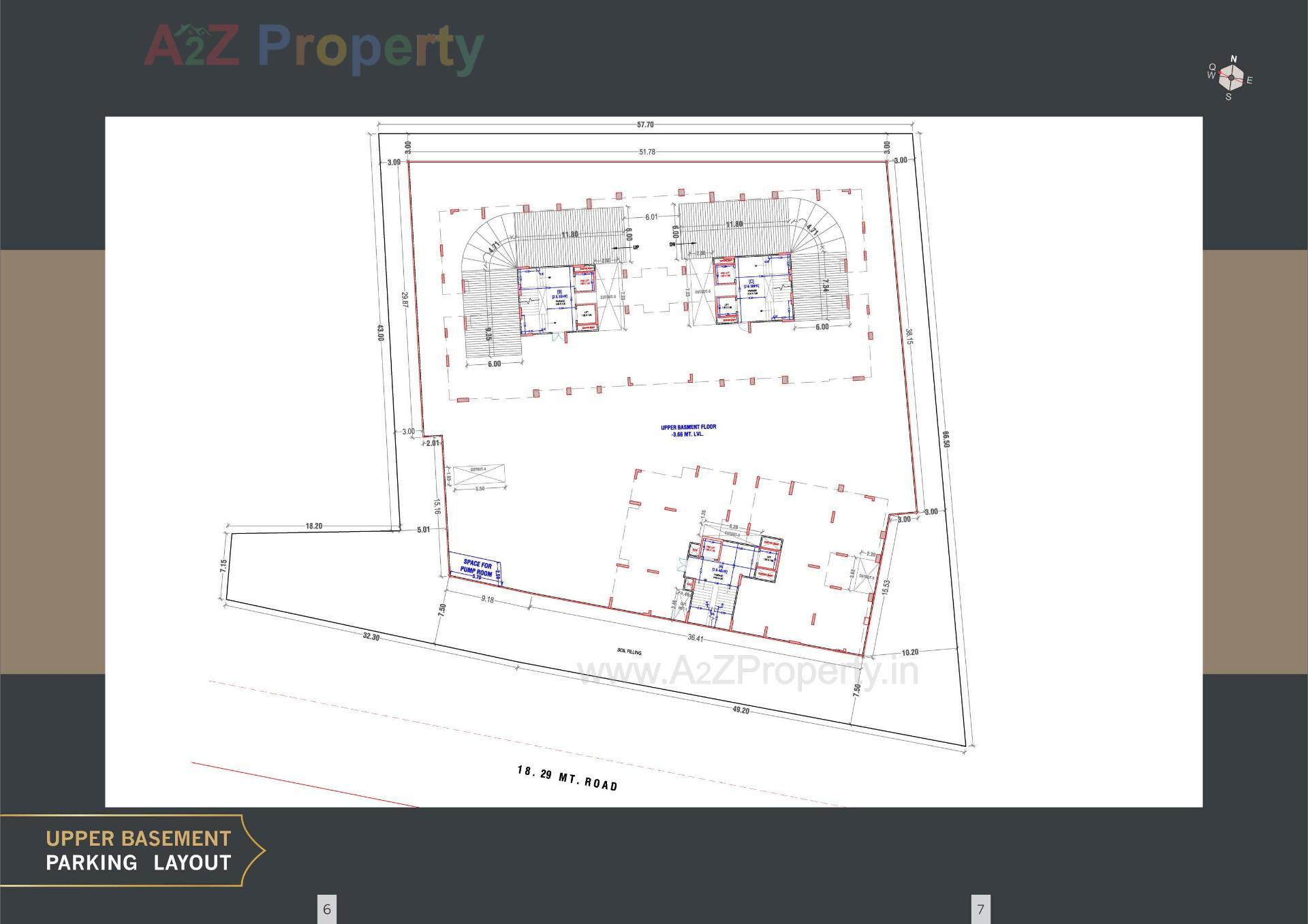  of real estate project The Grand Malabar located at Rander, Surat, Gujarat