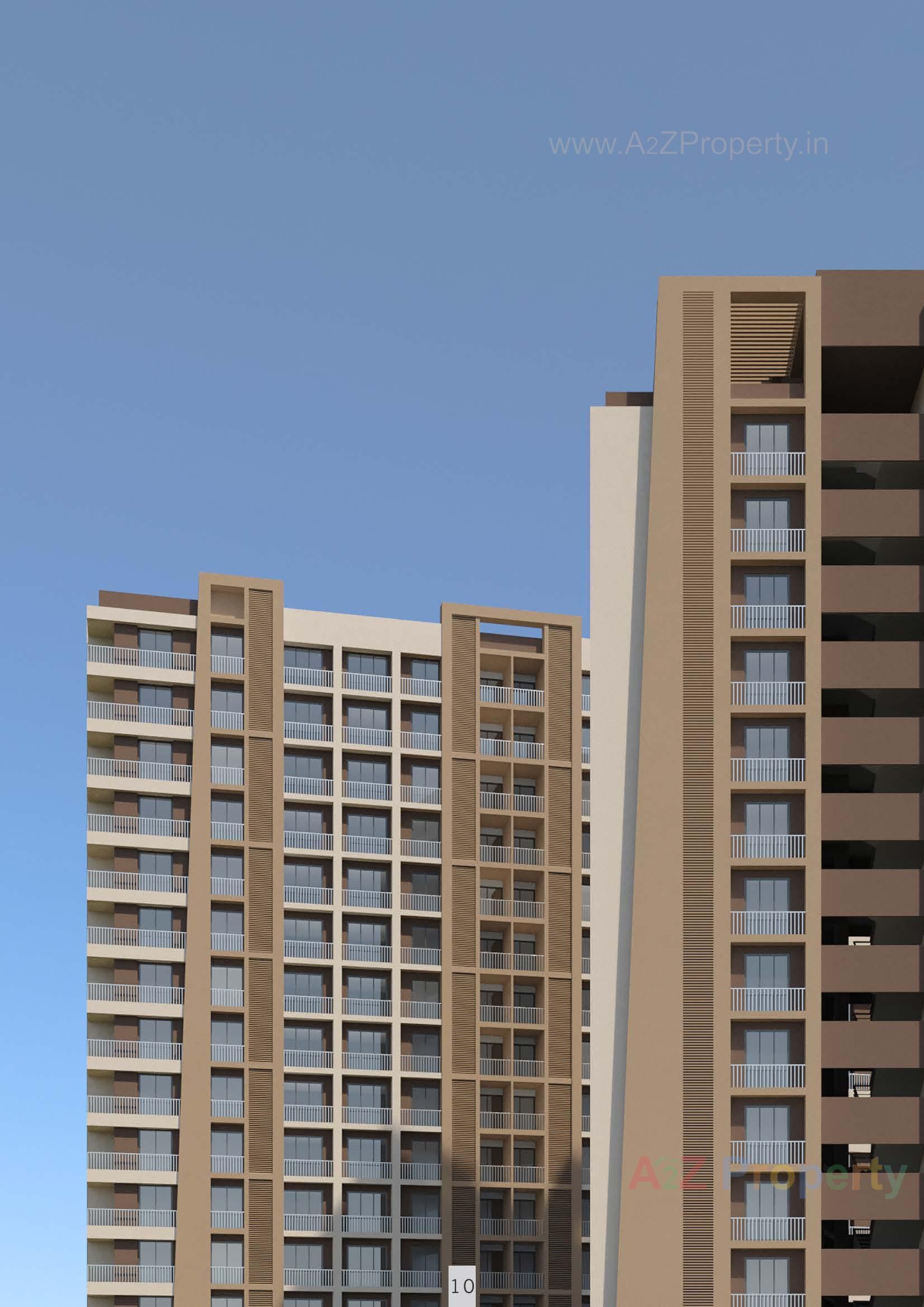 3D Elevation of real estate project The Grand Malabar located at Rander, Surat, Gujarat
