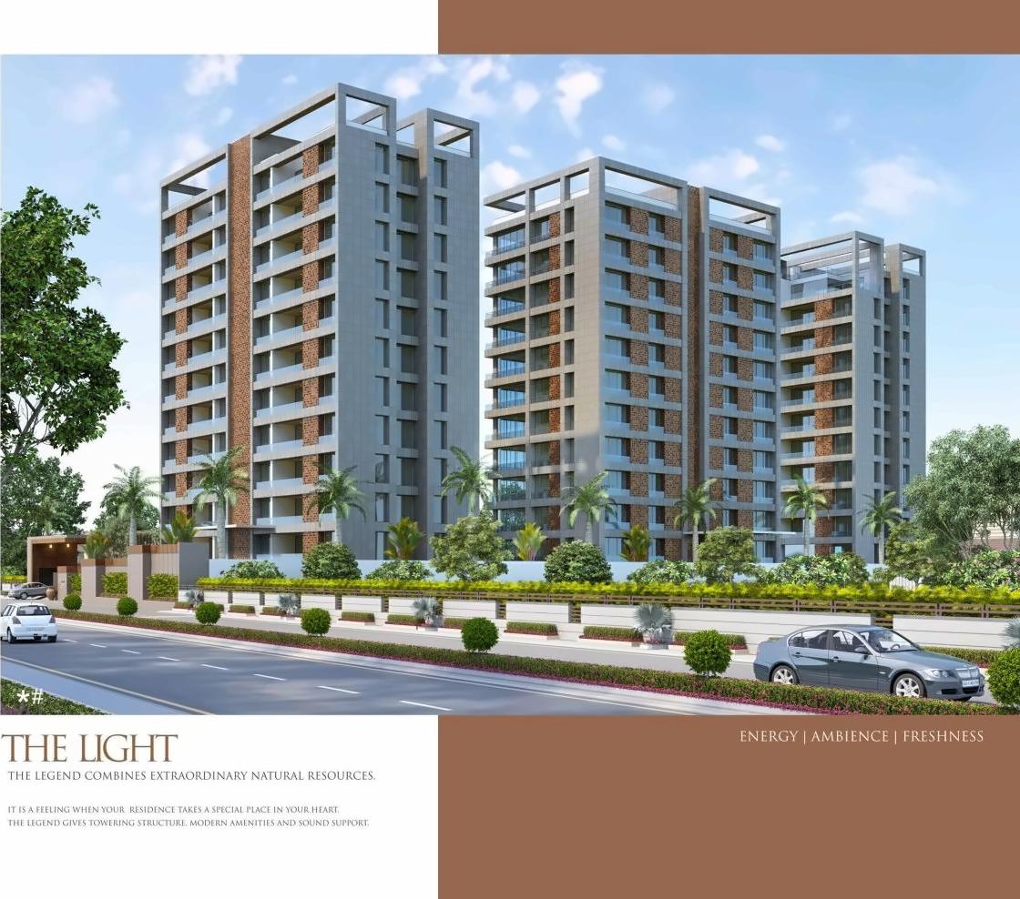 3D Elevation of real estate project The Legend located at Surat, Surat, Gujarat