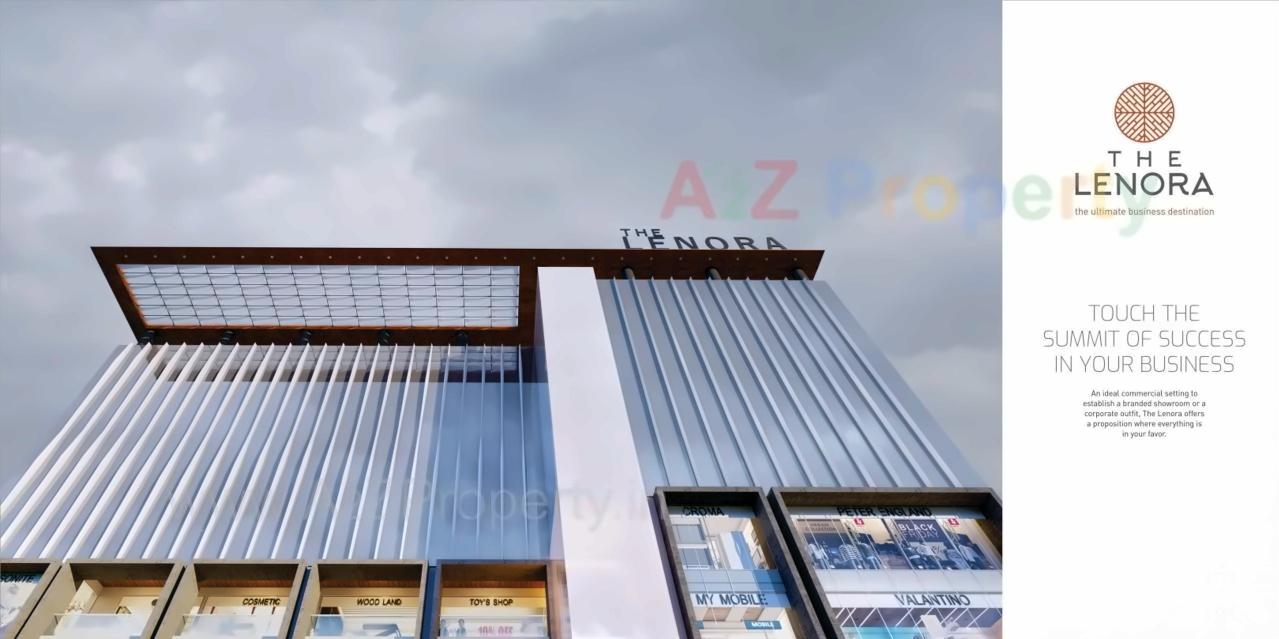 3D Elevation of real estate project The Lenora located at Bharthana-vesu, Surat, Gujarat