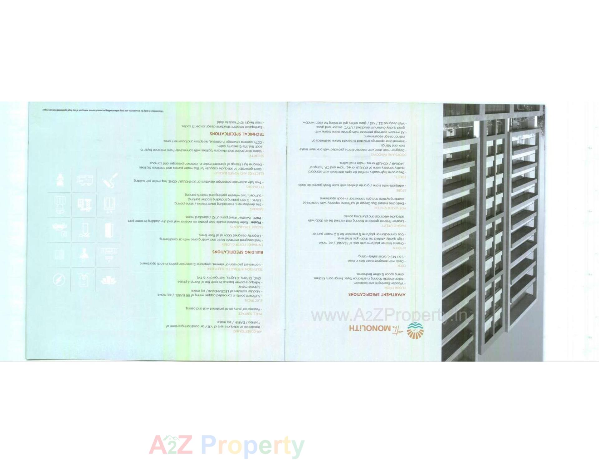  of real estate project The Monolith located at Vesu, Surat, Gujarat