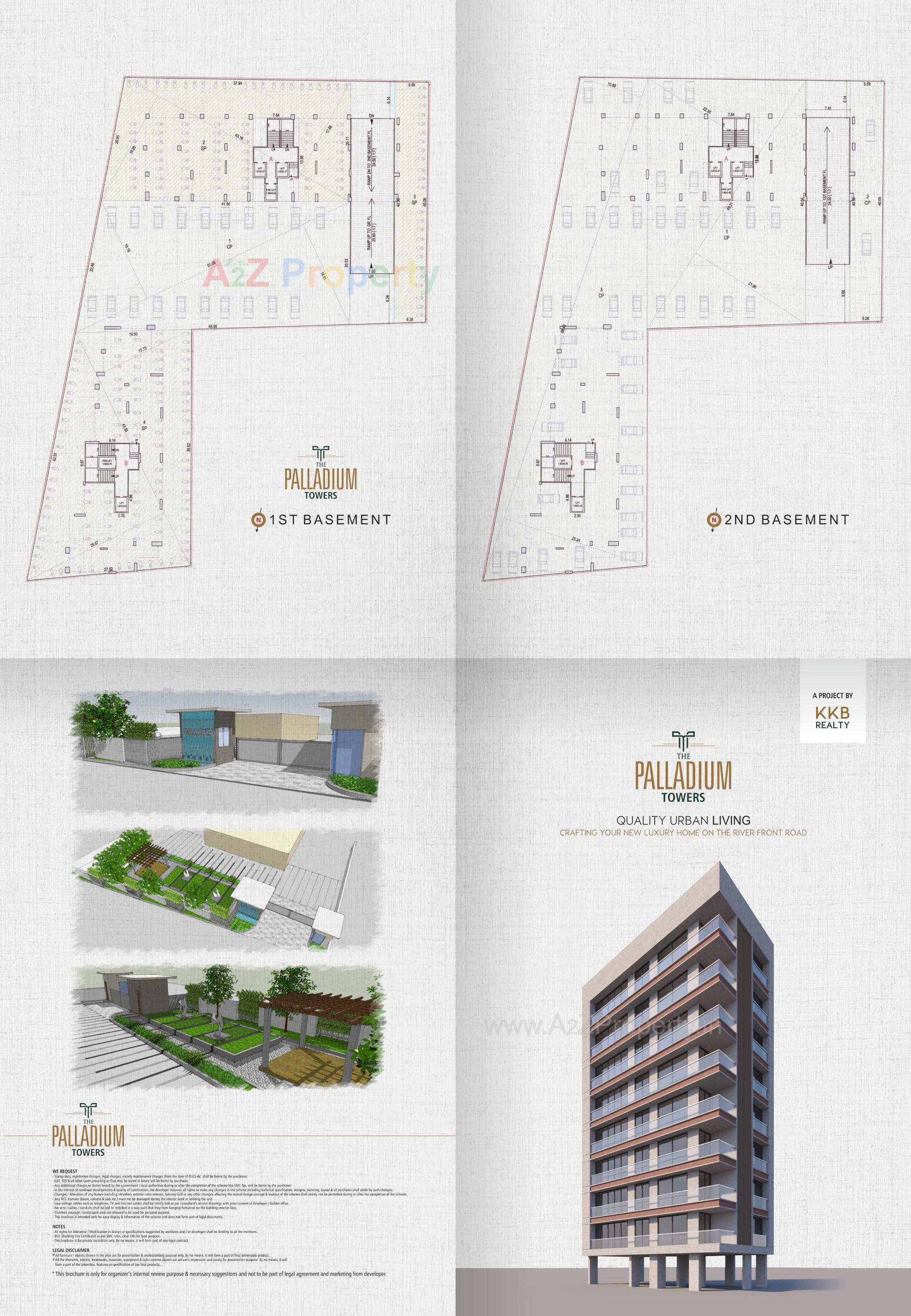  of real estate project The Palladium Towers located at Piplod, Surat, Gujarat