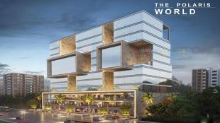 Elevation of real estate project The Polaris World located at Surat, Surat, Gujarat