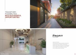 Elevation of real estate project The Profit located at Adajan, Surat, Gujarat