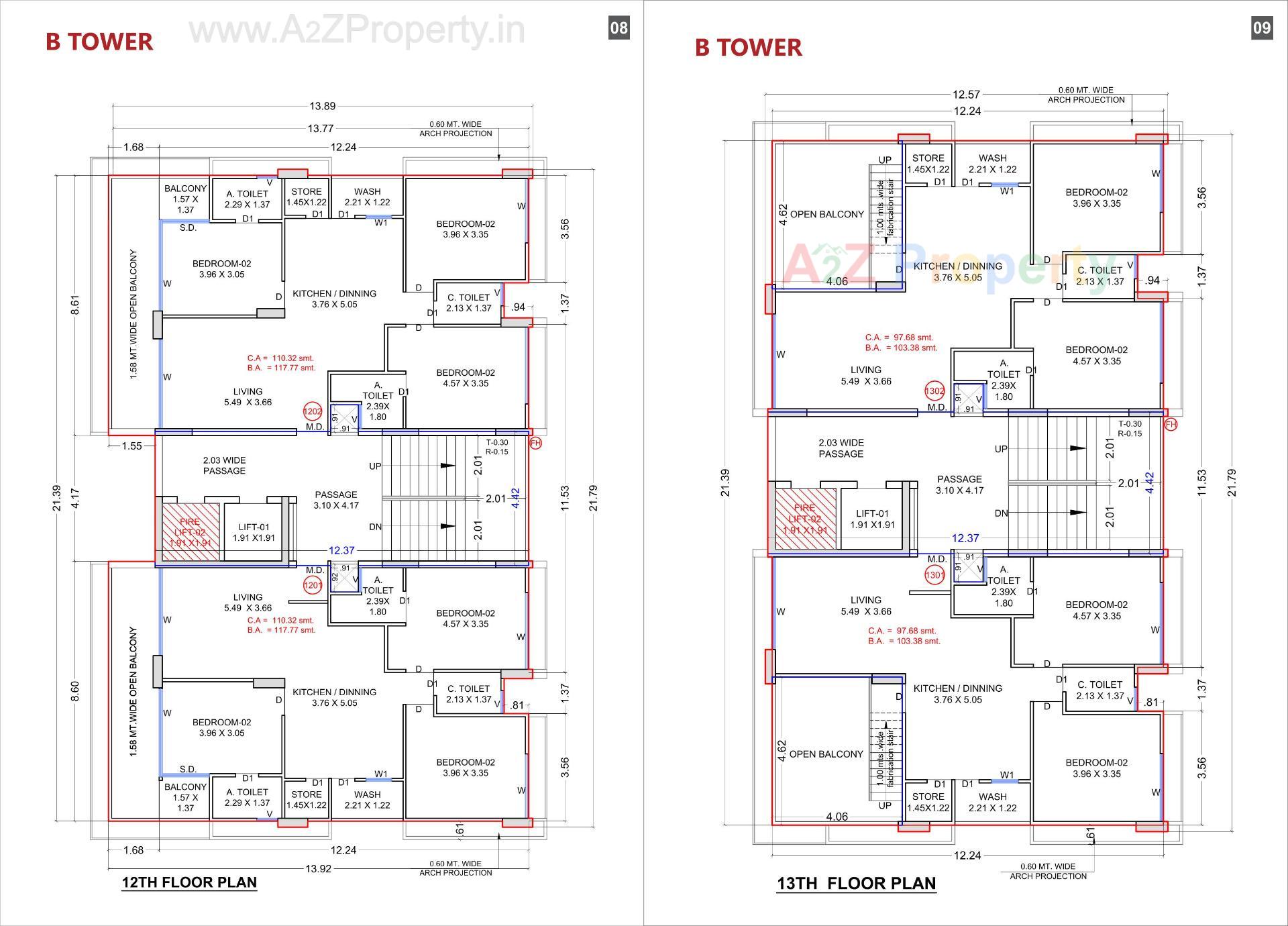 Layout of real estate project The Shloka located at Bhimrad, Surat, Gujarat