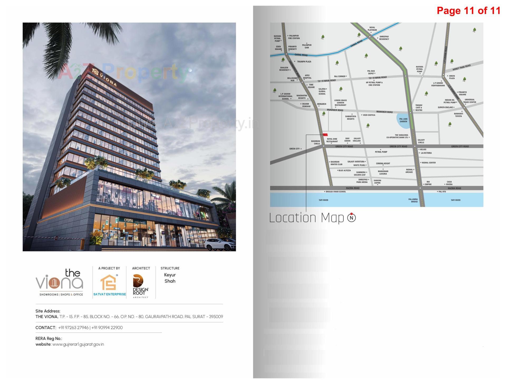  of real estate project The Viona located at Pal, Surat, Gujarat