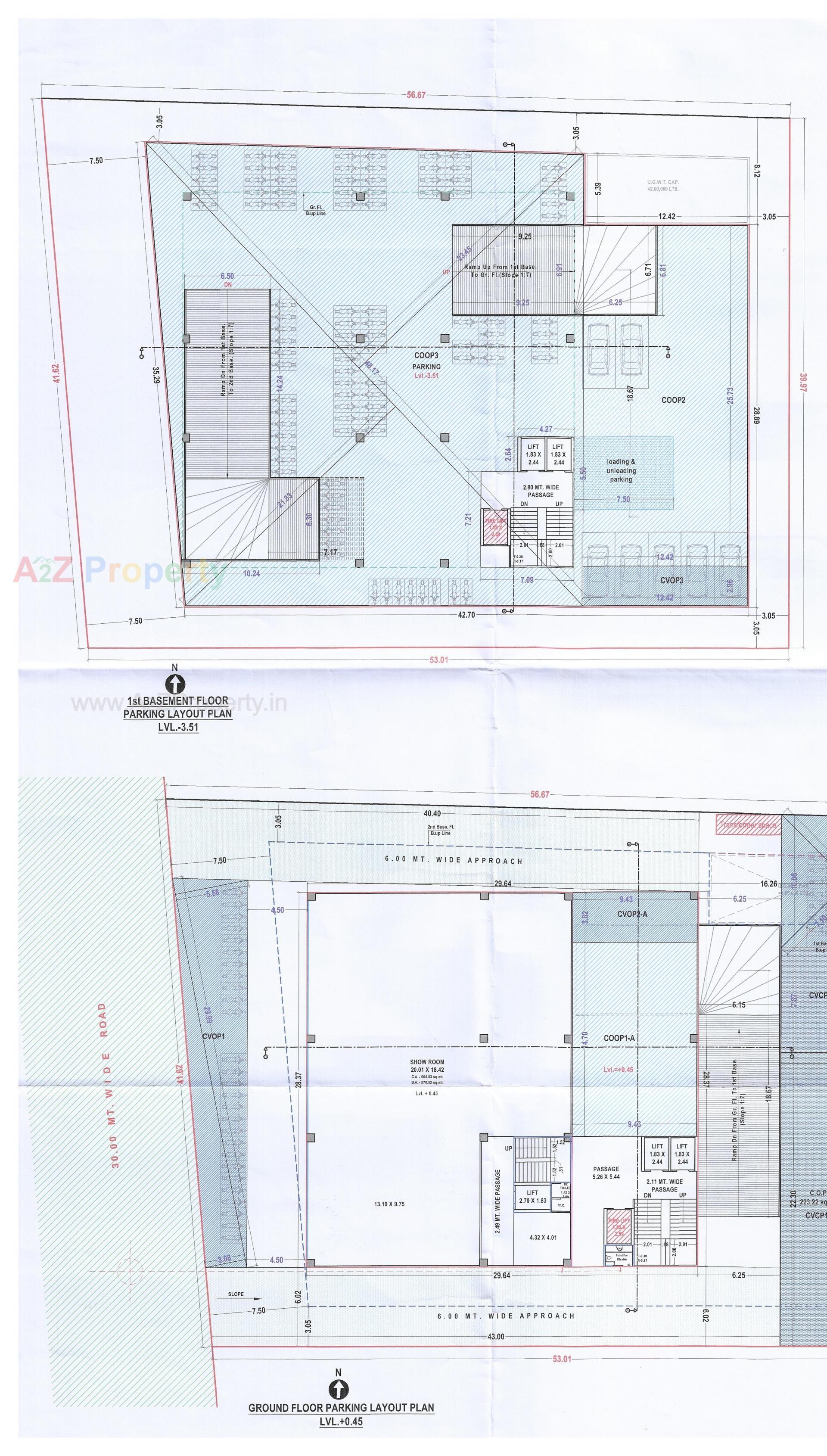 Layout of real estate project The Viona located at Pal, Surat, Gujarat