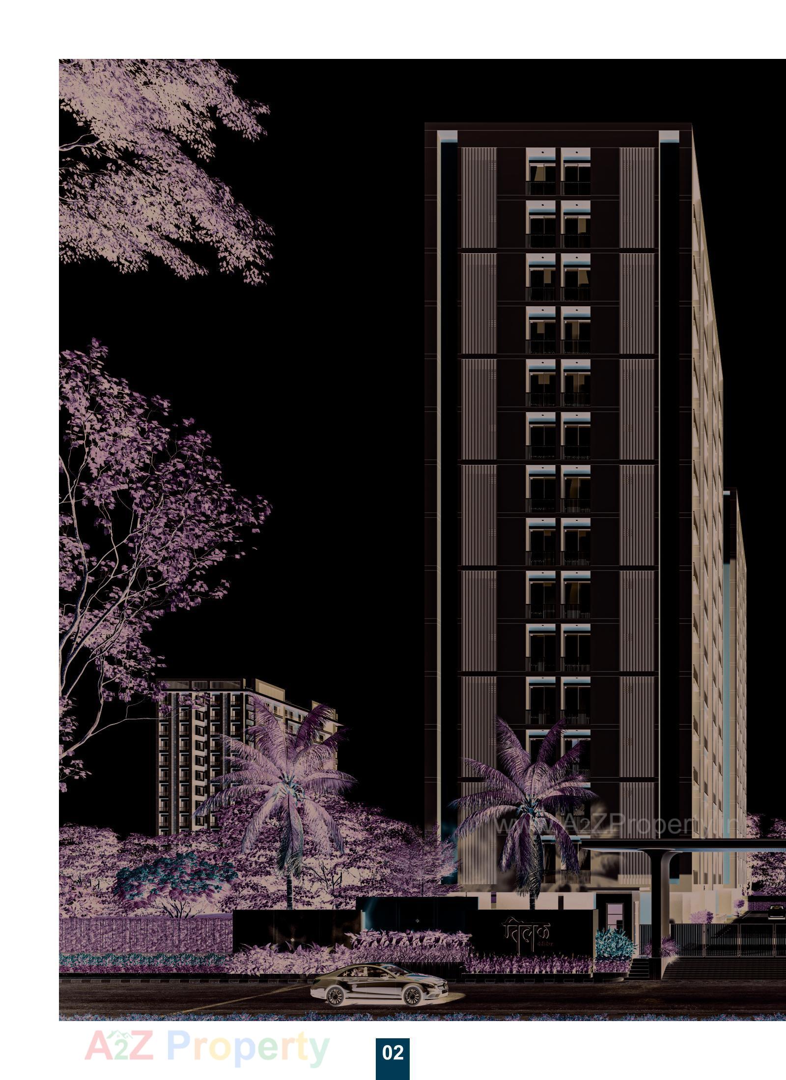 3D Elevation of real estate project Tilak Heritage located at Mota Varachha, Surat, Gujarat