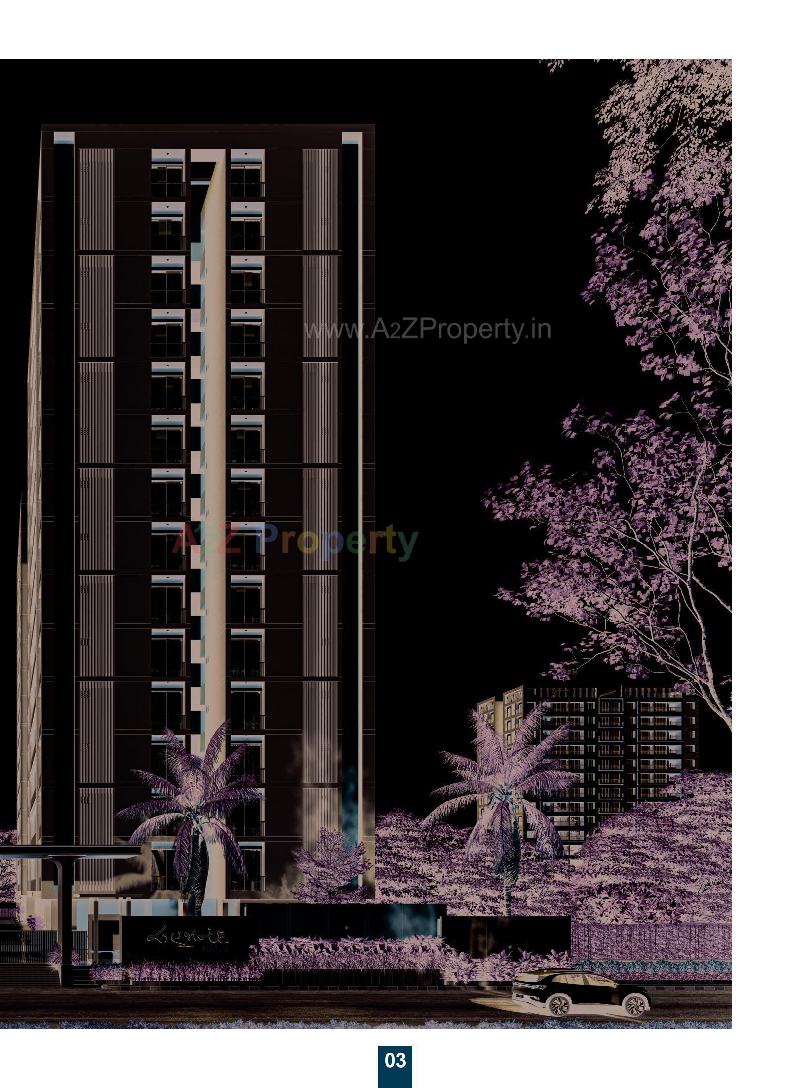 3D Elevation of real estate project Tilak Heritage located at Mota Varachha, Surat, Gujarat