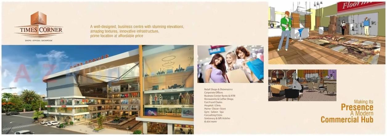  of real estate project Times Corner located at Vesu, Surat, Gujarat